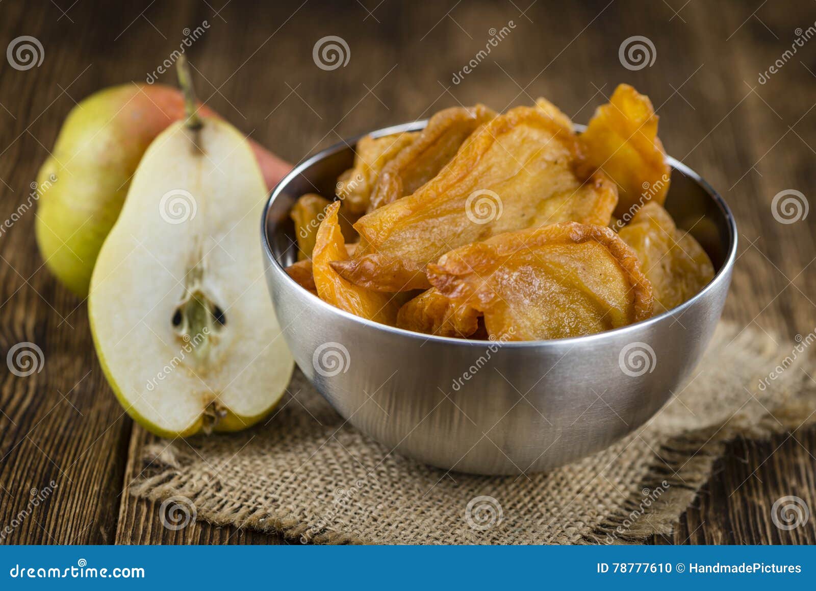 Some Dried Pears (selective Focus) Stock Photo Image of ingredient