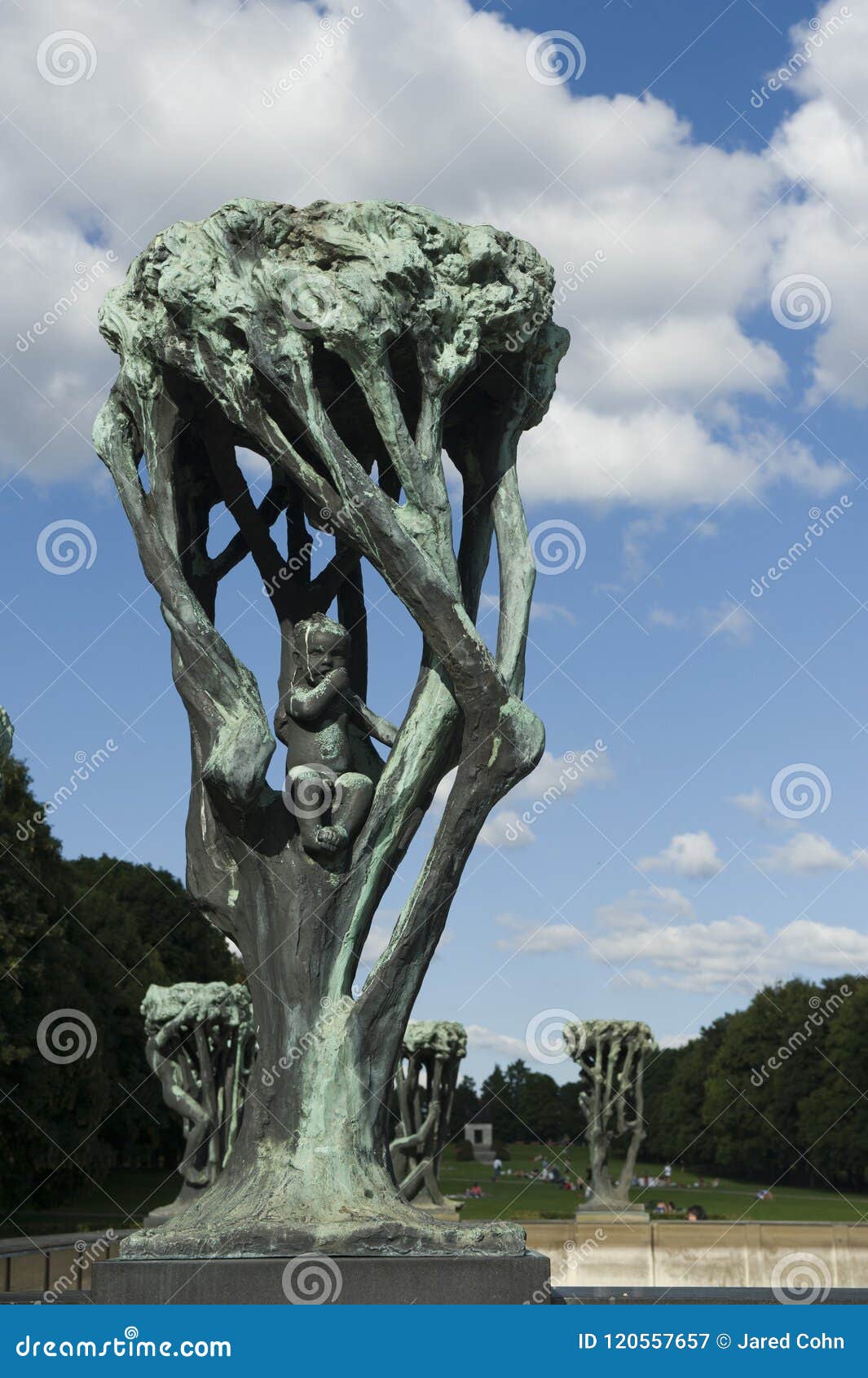 Famous Statue of Humans in Norway Editorial Photography Image of