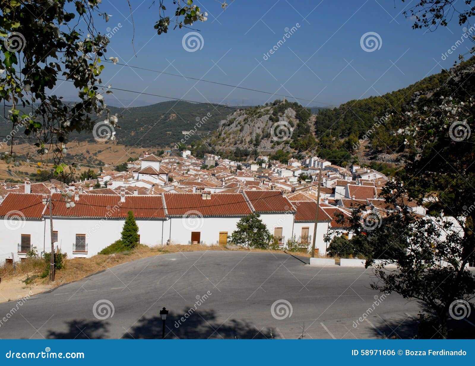 some houses in el bosque in andalusia (spain)