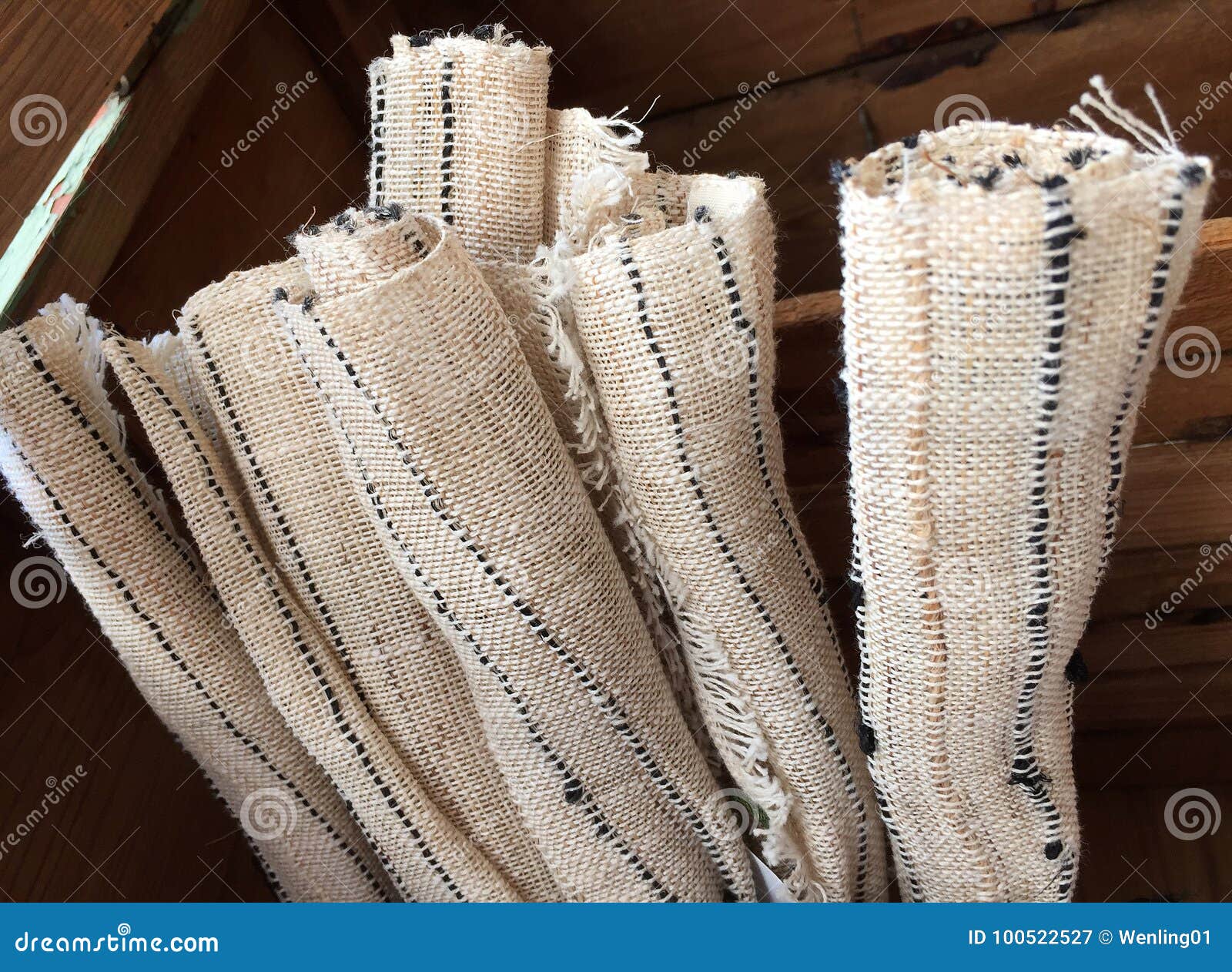 Some Old Fashioned Dragged Placemats Stock Image Image of size, pile 100522527