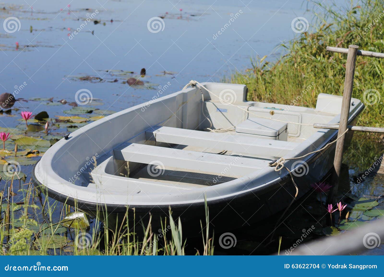 Some Rowing Boats for Hire Lies at the Waters Edge Stock Photo Image