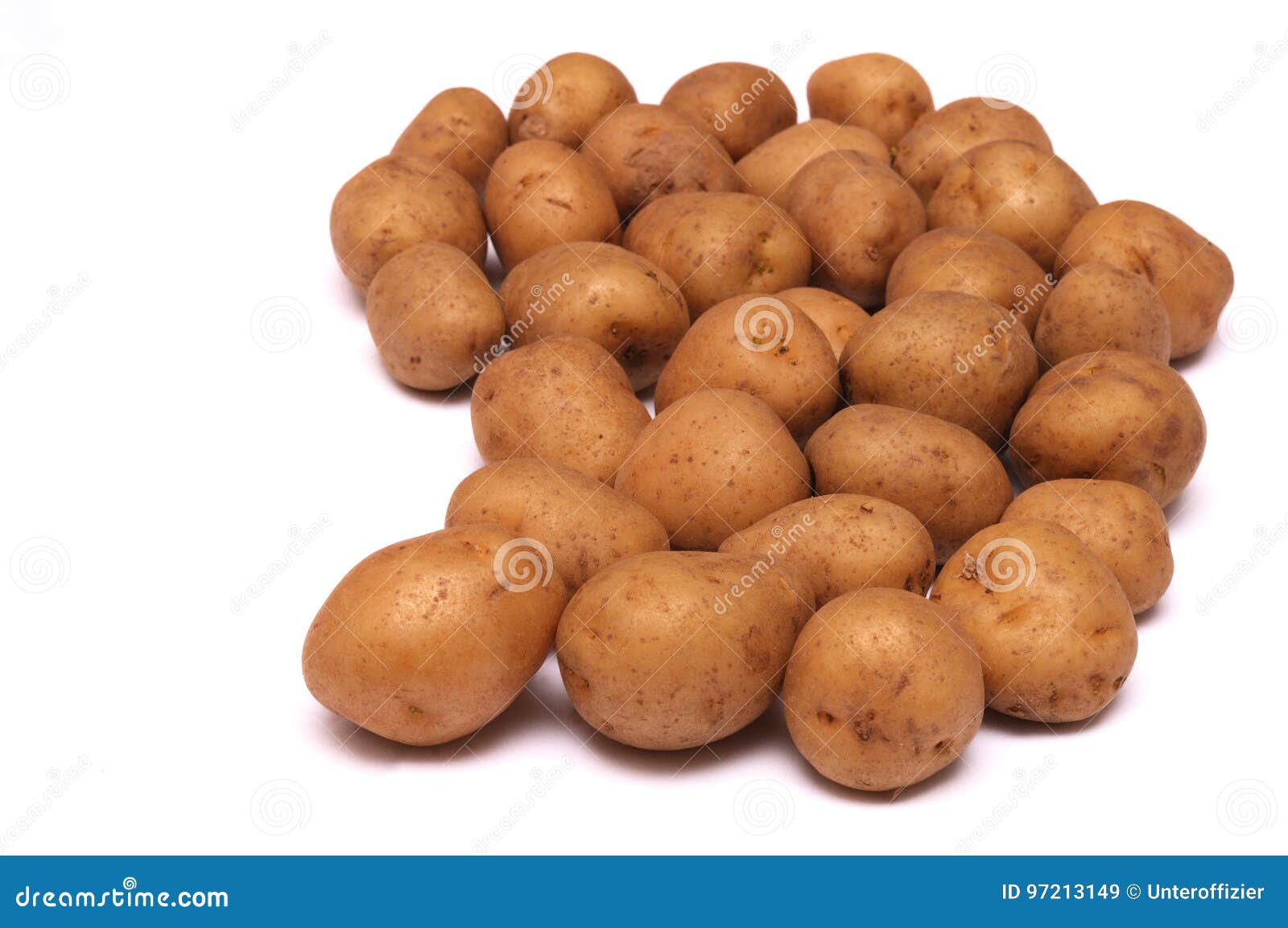 Some Small Brown Yellow Potatoes Stock Image - Image of potato, mashed