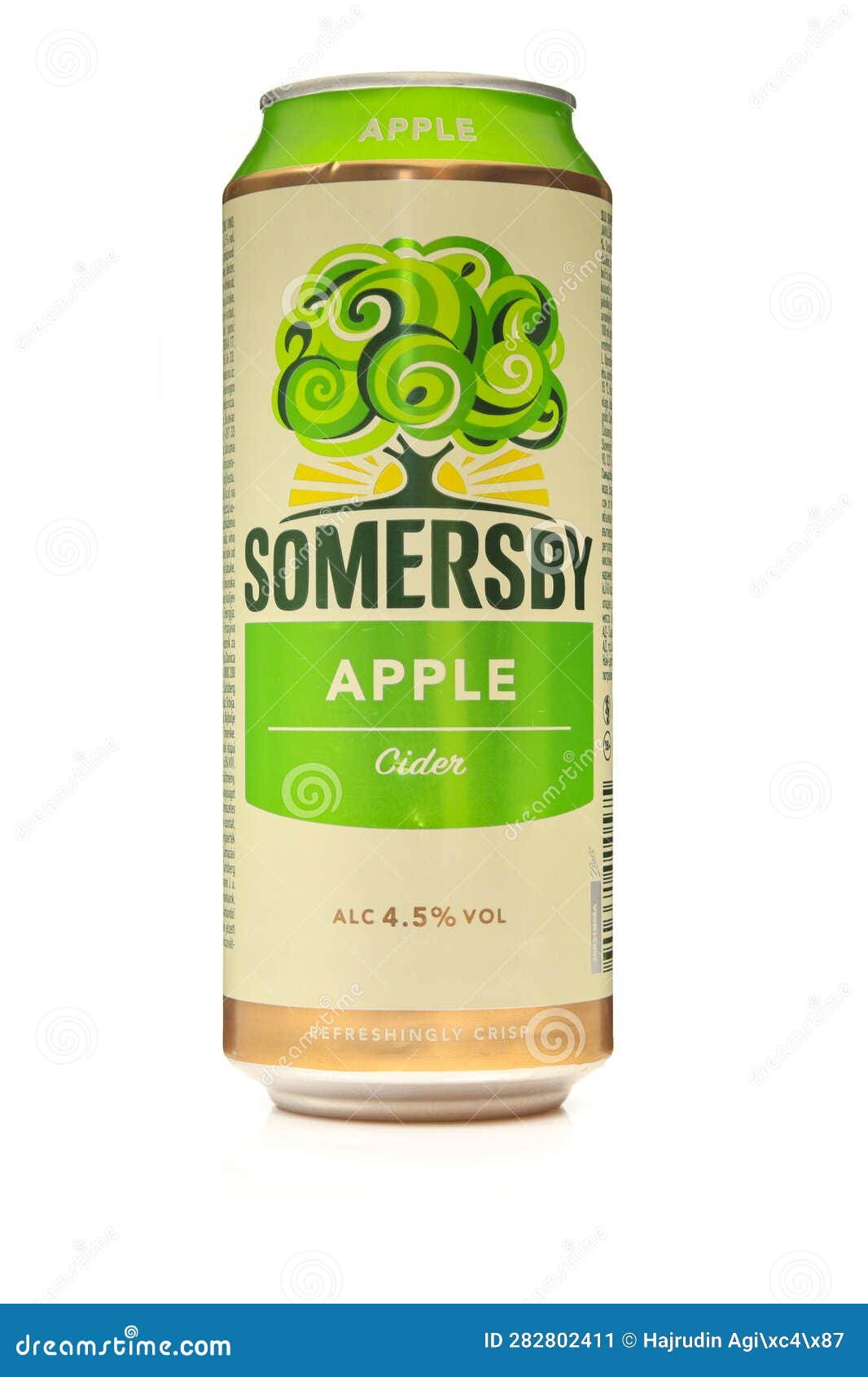 Somersby Apple Cider Can Isolated on White Background Editorial Photo