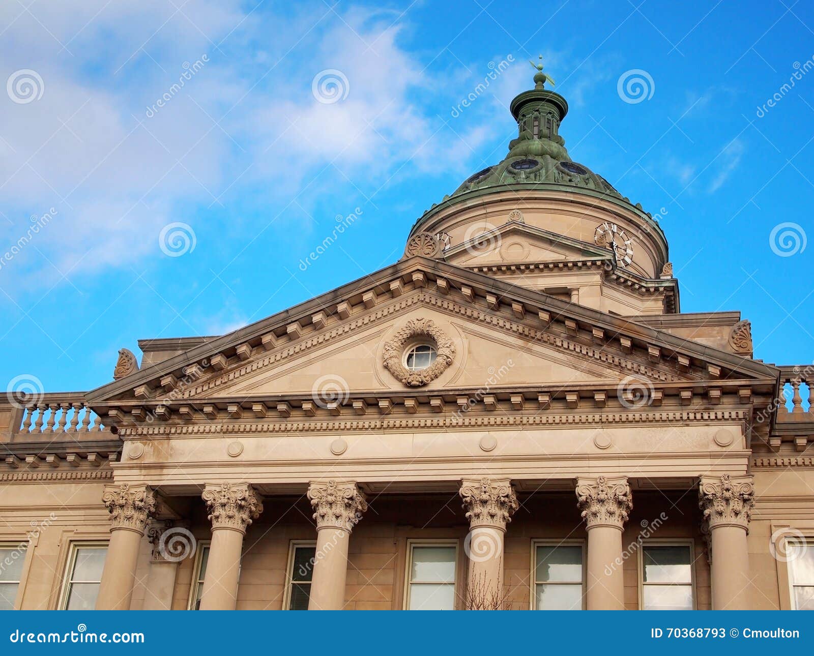 Somerset County Courthouse Detail Imagen de archivo Imagen de