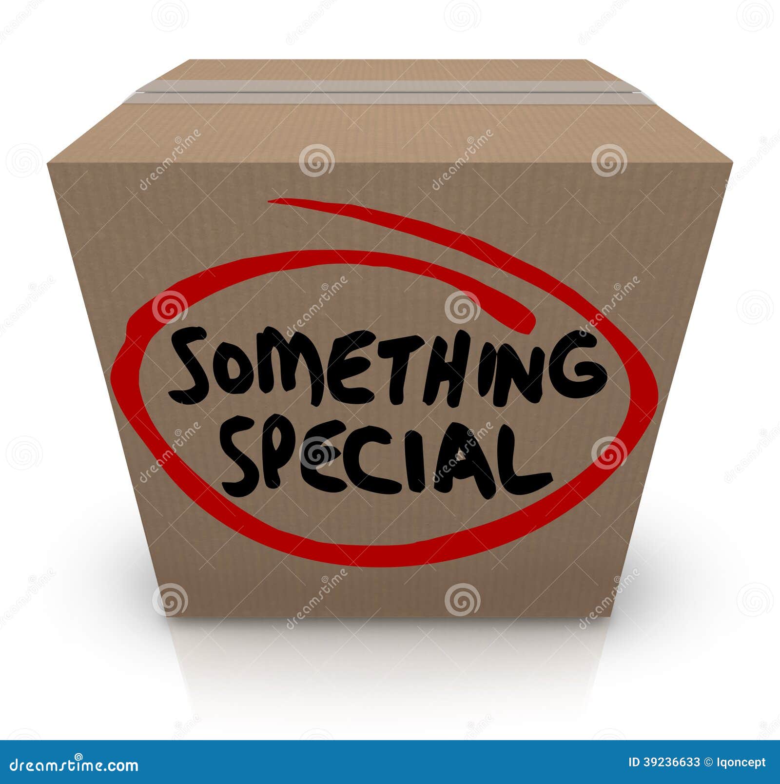 something special cardboard box gift delivery unique contents