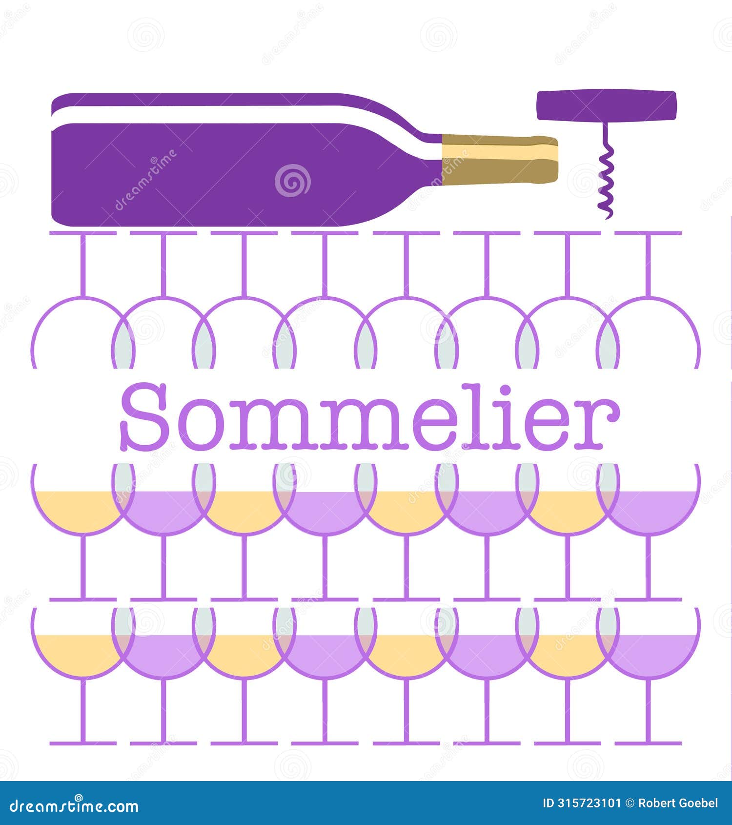 a sommelier, or wine steward and wine expert is the theme