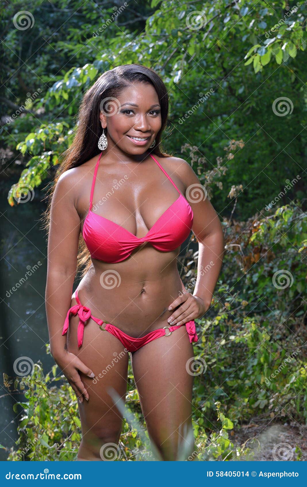 Sexy schwarze Frau