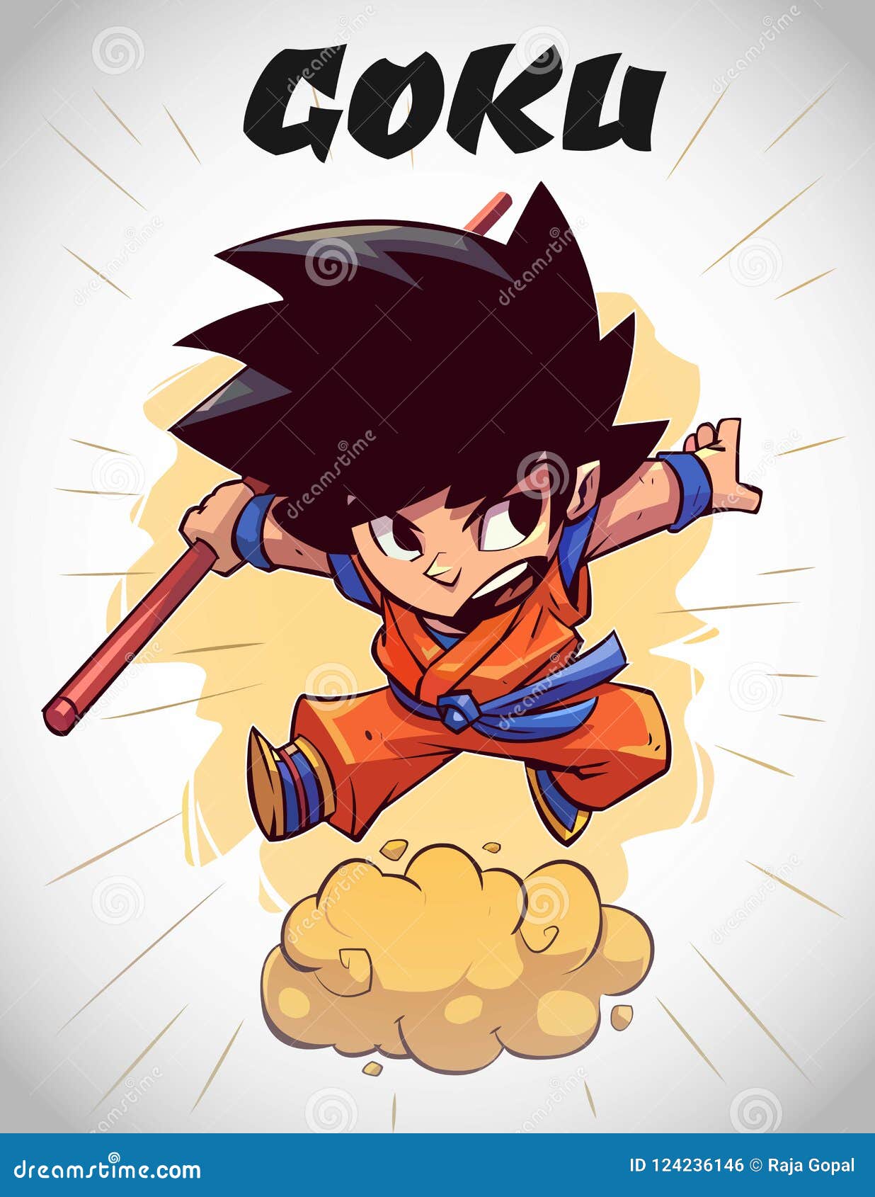 Download Dragon Ball Z, Son Goku, Anime. Royalty-Free Vector
