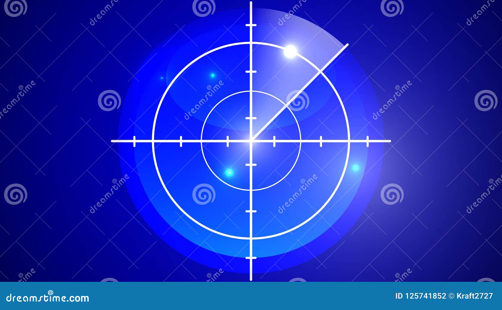 Sonar Screen for Submarine and Ship Stock Vector - Illustration of army