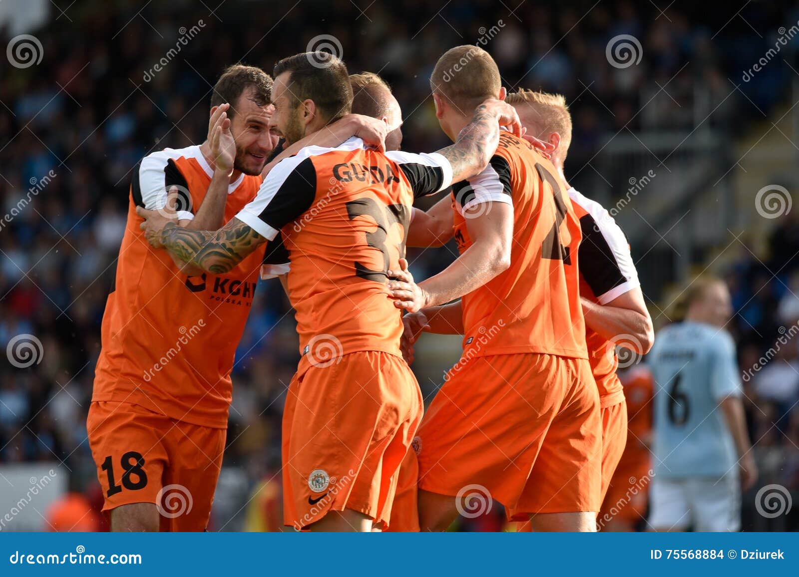 SonderjyskE KGHM Zaglebie Lubin Editorial Stock Image
