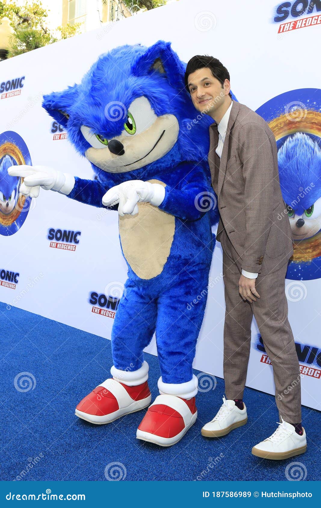 Cast member Ben Schwartz attends the Sonic the Hedgehog family day event  on the Paramount Pictures lot in Los Angeles on Saturday, January 25, 2020.  Storyline: Based on the global blockbuster videogame