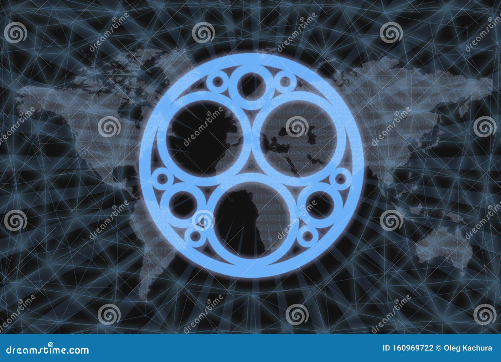 SONM SNM Abstract Cryptocurrency. with a Dark Background and a World Map  Stock Illustration - Illustration of financial, innovation: 160969722