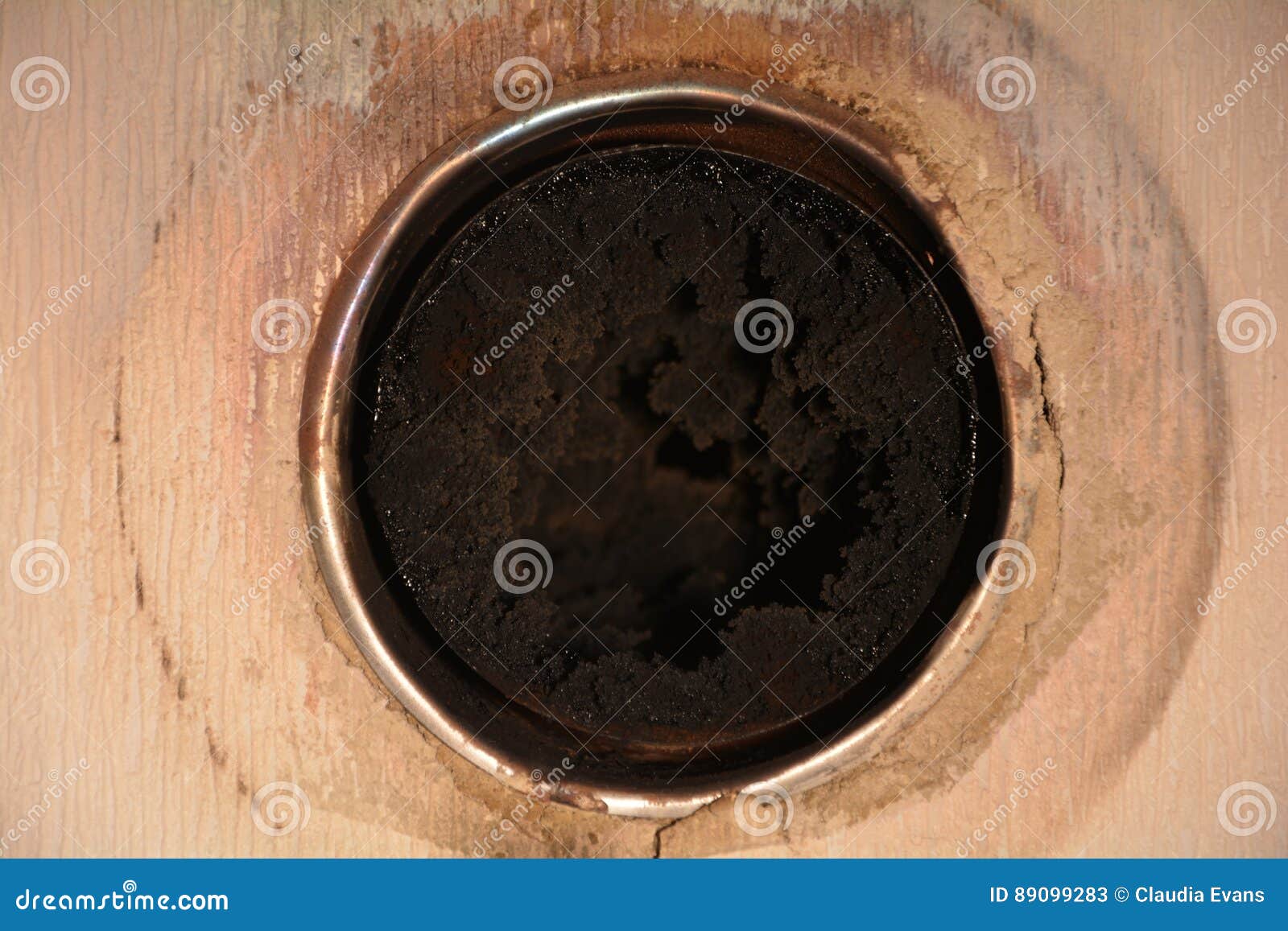 Soot Deposition in the Wall Feed of a Chimney Stove Stock Image Image of amorphous, smuttiness
