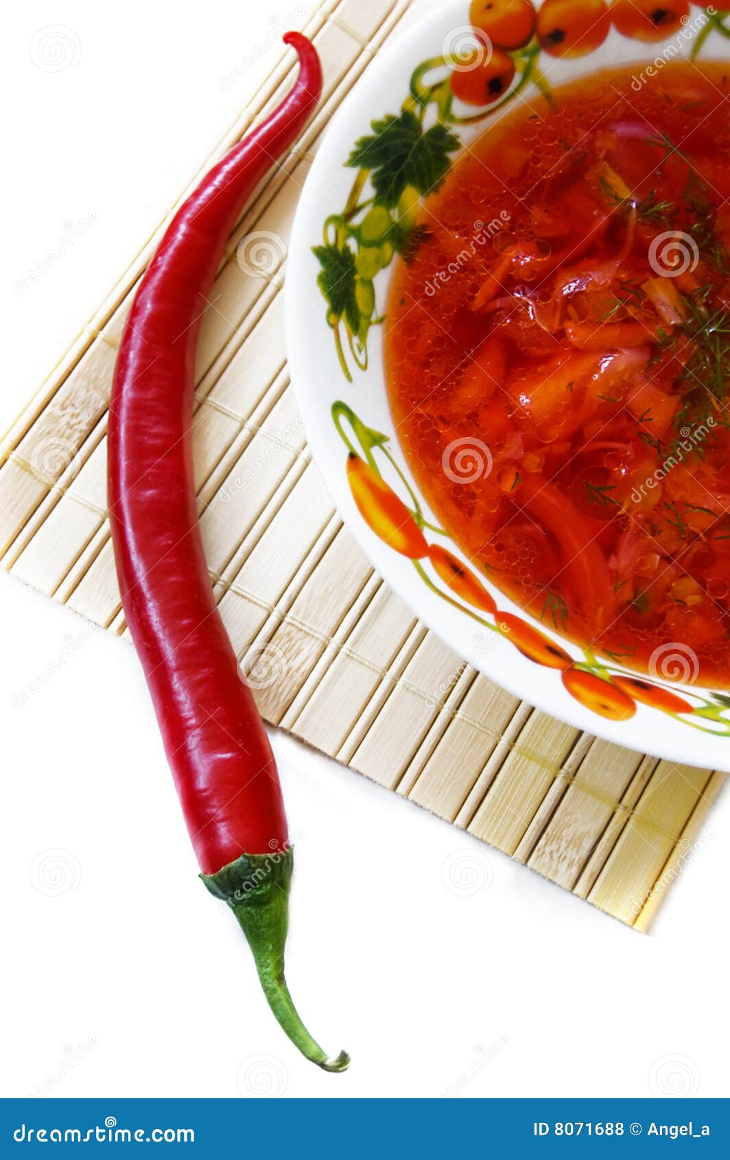 Sopa deliciosa e pimenta foto de stock. Imagem de gosto - 8071688, image size:1064x1690