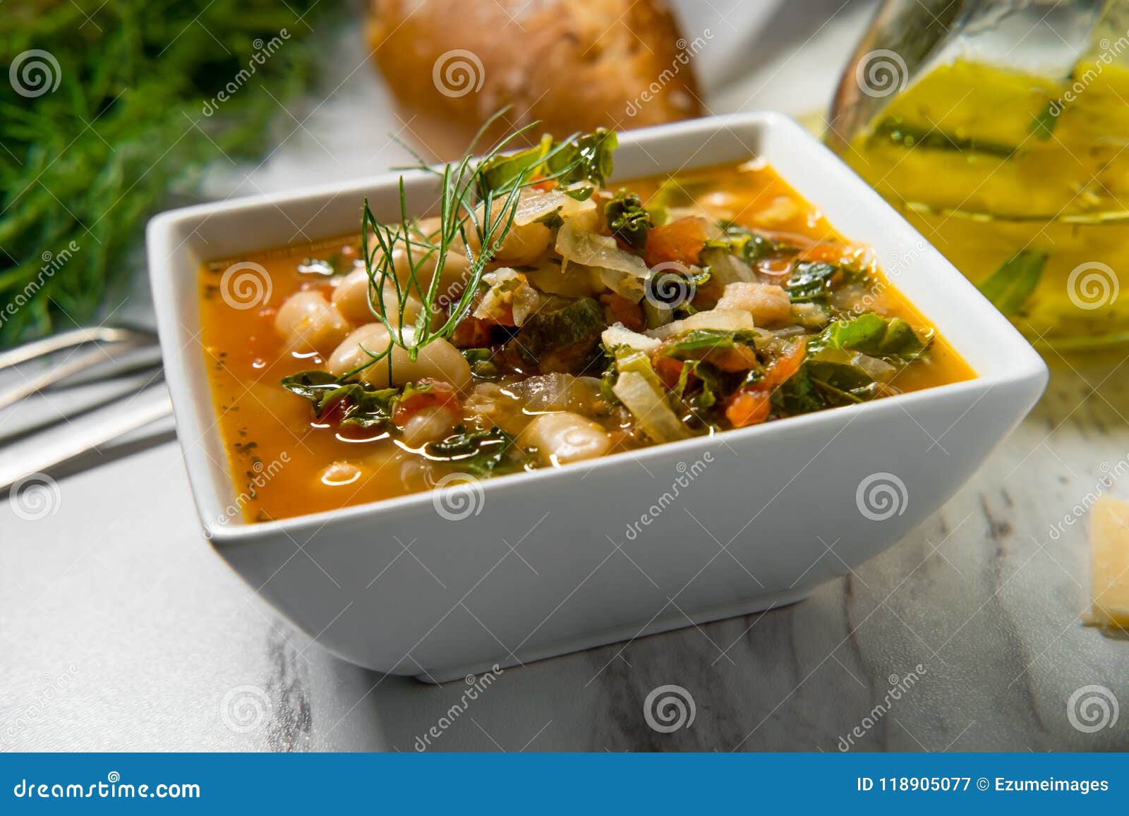 Sopa Toscana Del Pan De Ribollita Imagen de archivo - Imagen de cocina ...