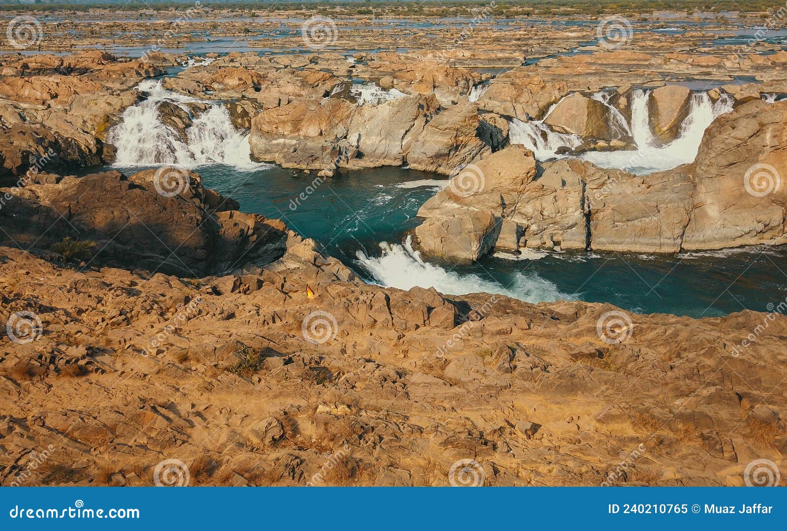 sopheakmit waterfall or preah nimith waterfall in preah vihear, stueng treng, cambodia