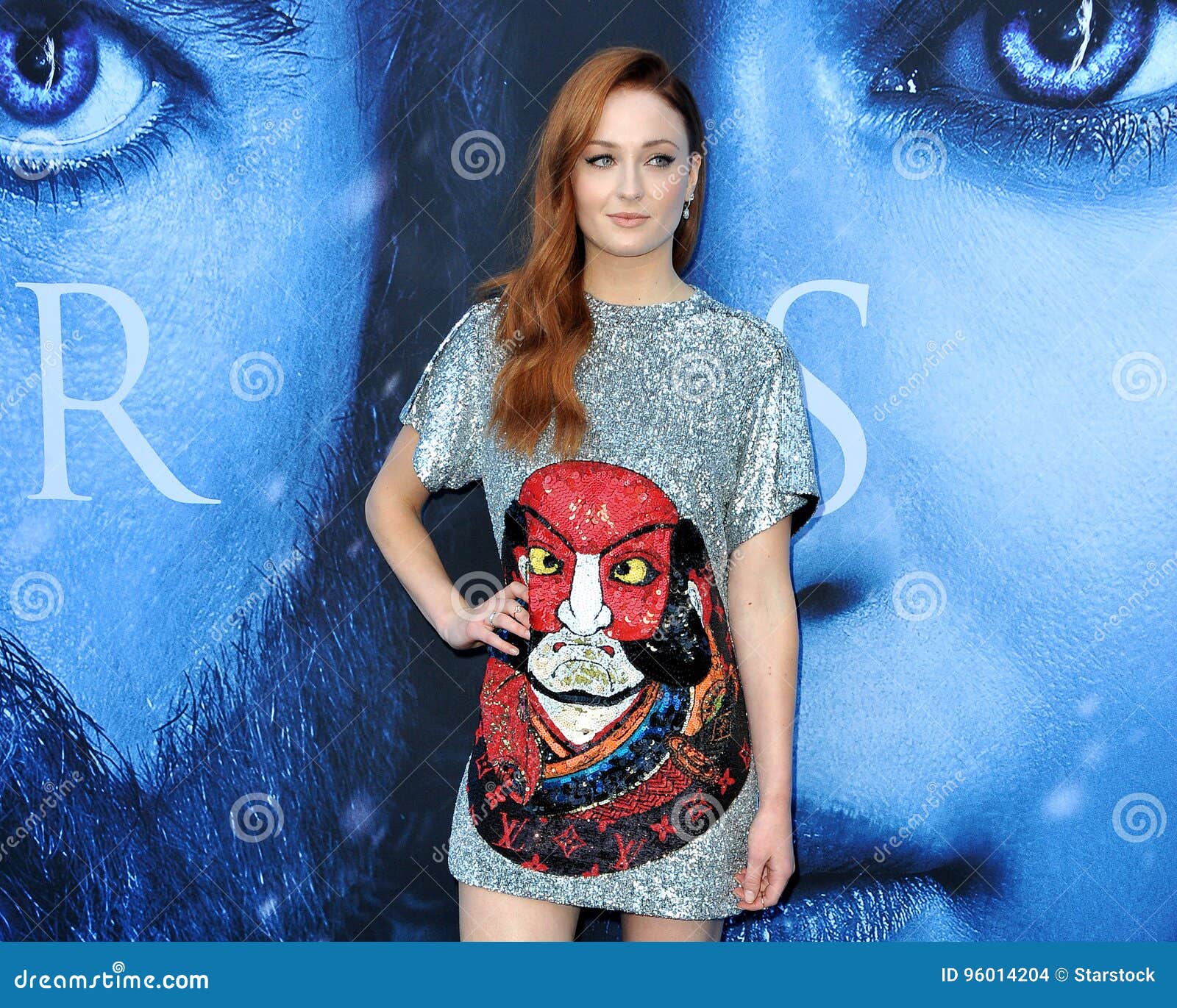 Sophie Turner in Louis Vuitton at the 'Game Of Thrones' Season 7