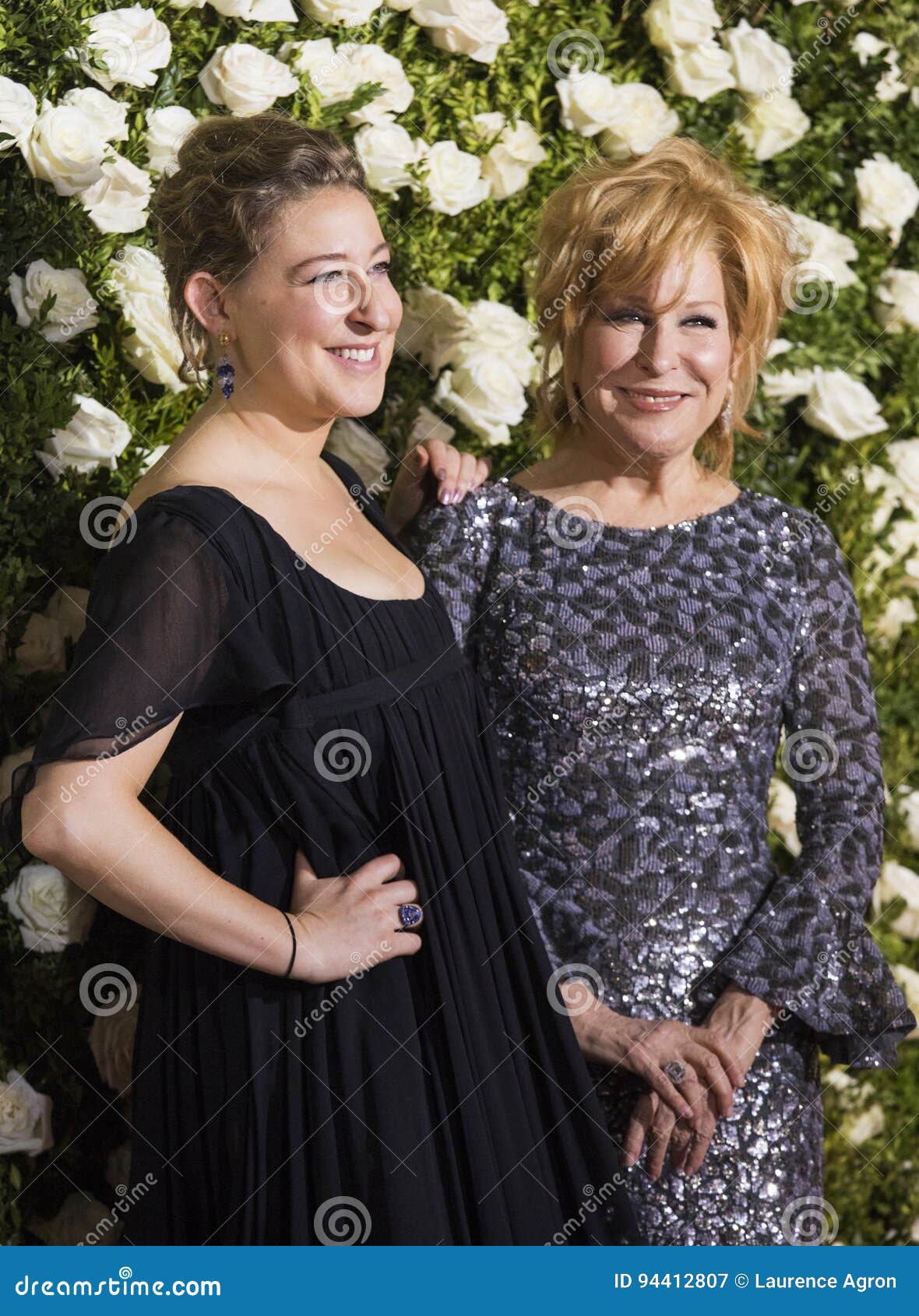 Sophie Von Haselberg Sophie Von Haselberg Und Bette Midler Redaktionelles Stockfotografie