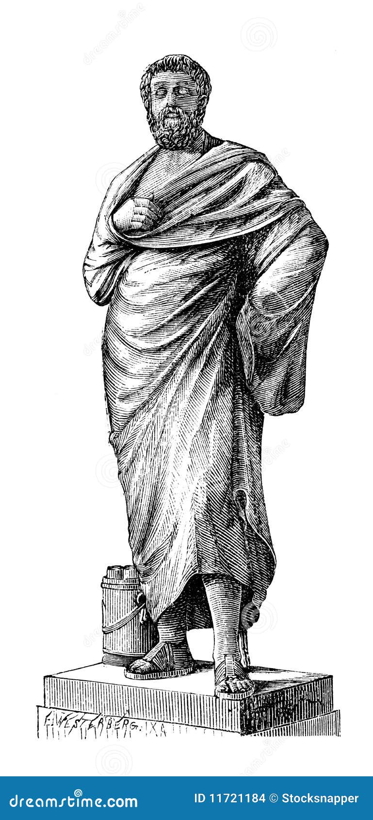 Sophocles stock illustration. Illustration of greek, person - 11721184