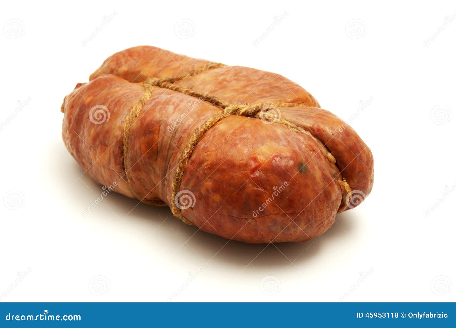 Soppressata di Calabria stock photo. Image of white, meat 45953118