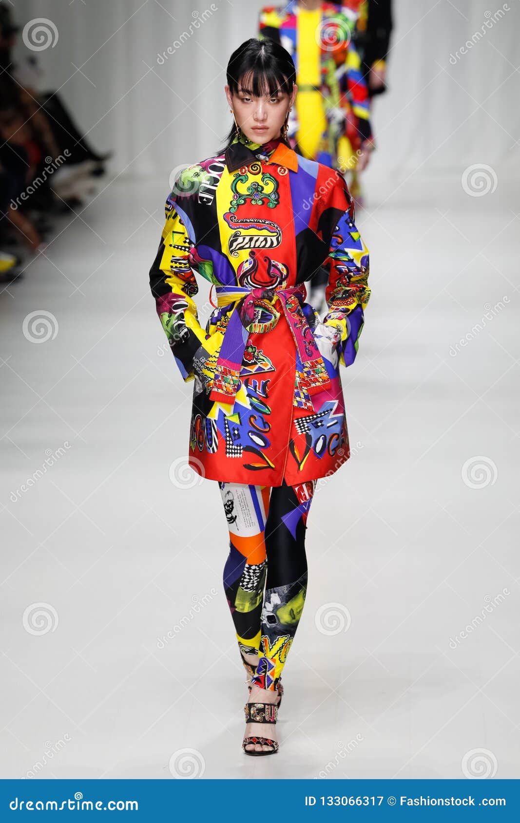 Sora Choi Walks the Runway at the Versace Show during Milan Fashion ...