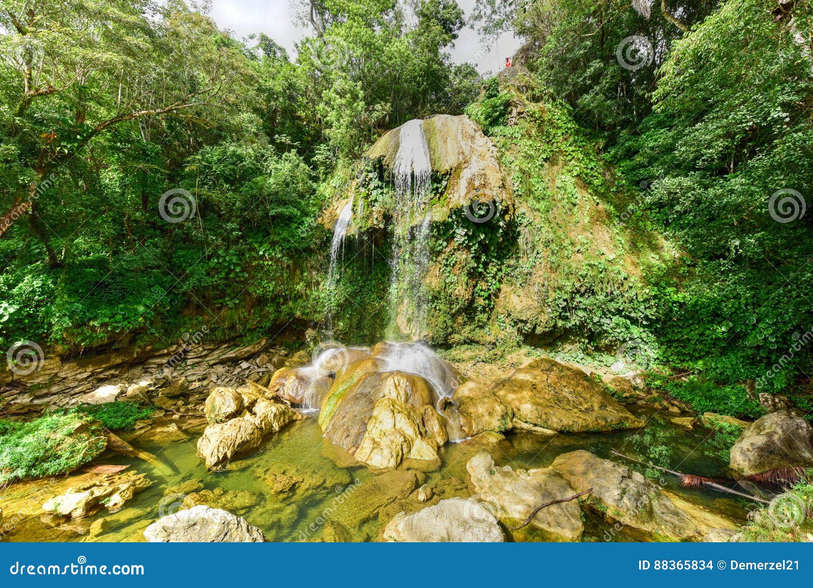 soroa waterfall - pinar del rio, cuba