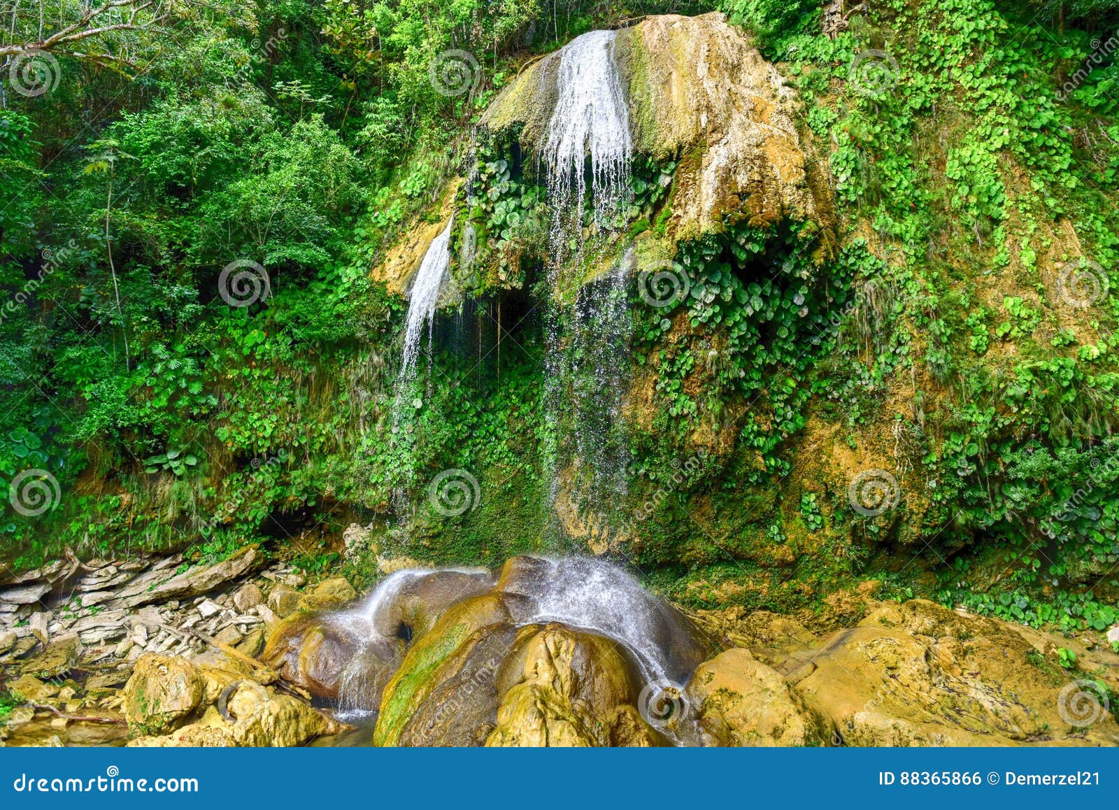 soroa waterfall - pinar del rio, cuba