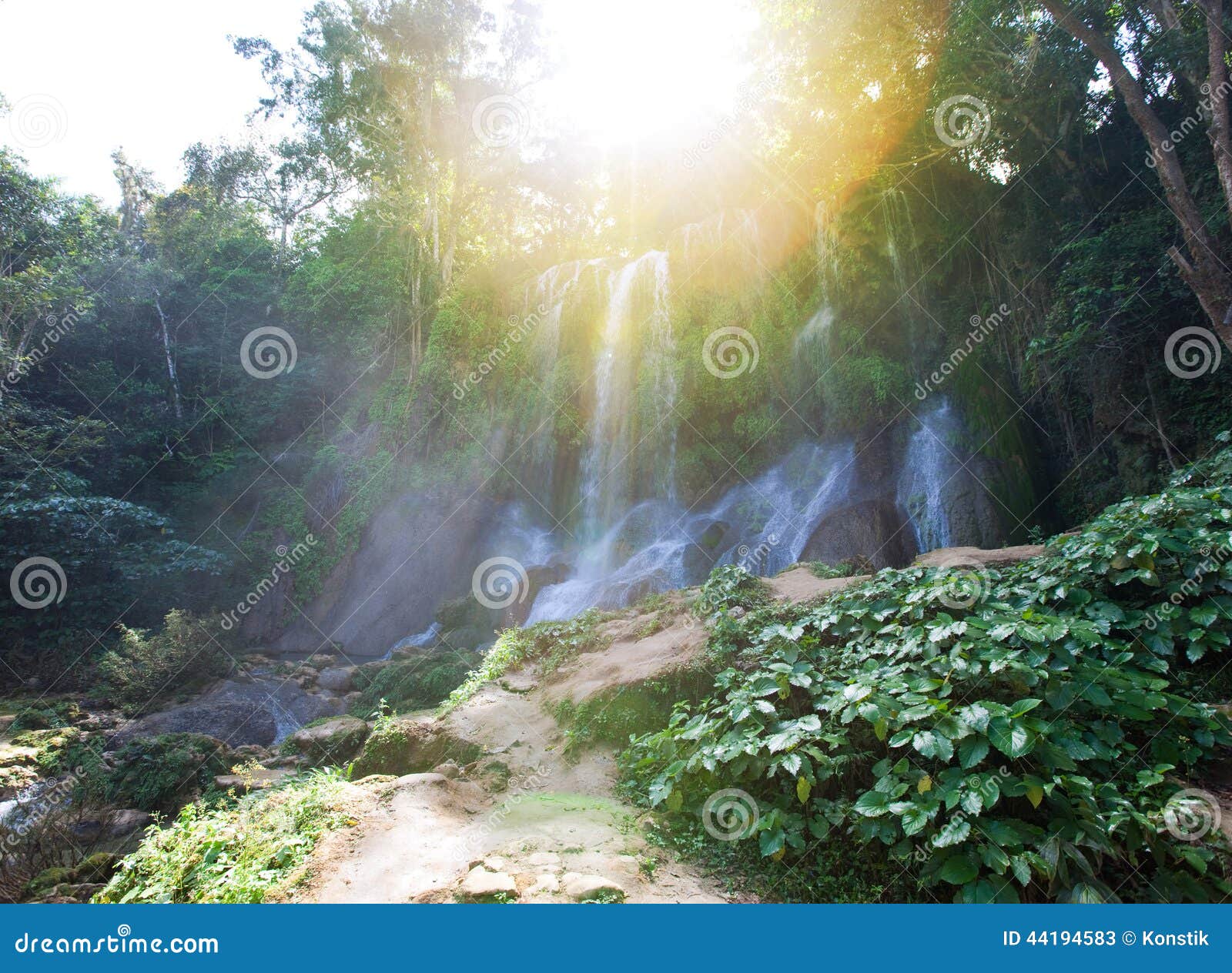 soroa waterfall, pinar del rio, cuba