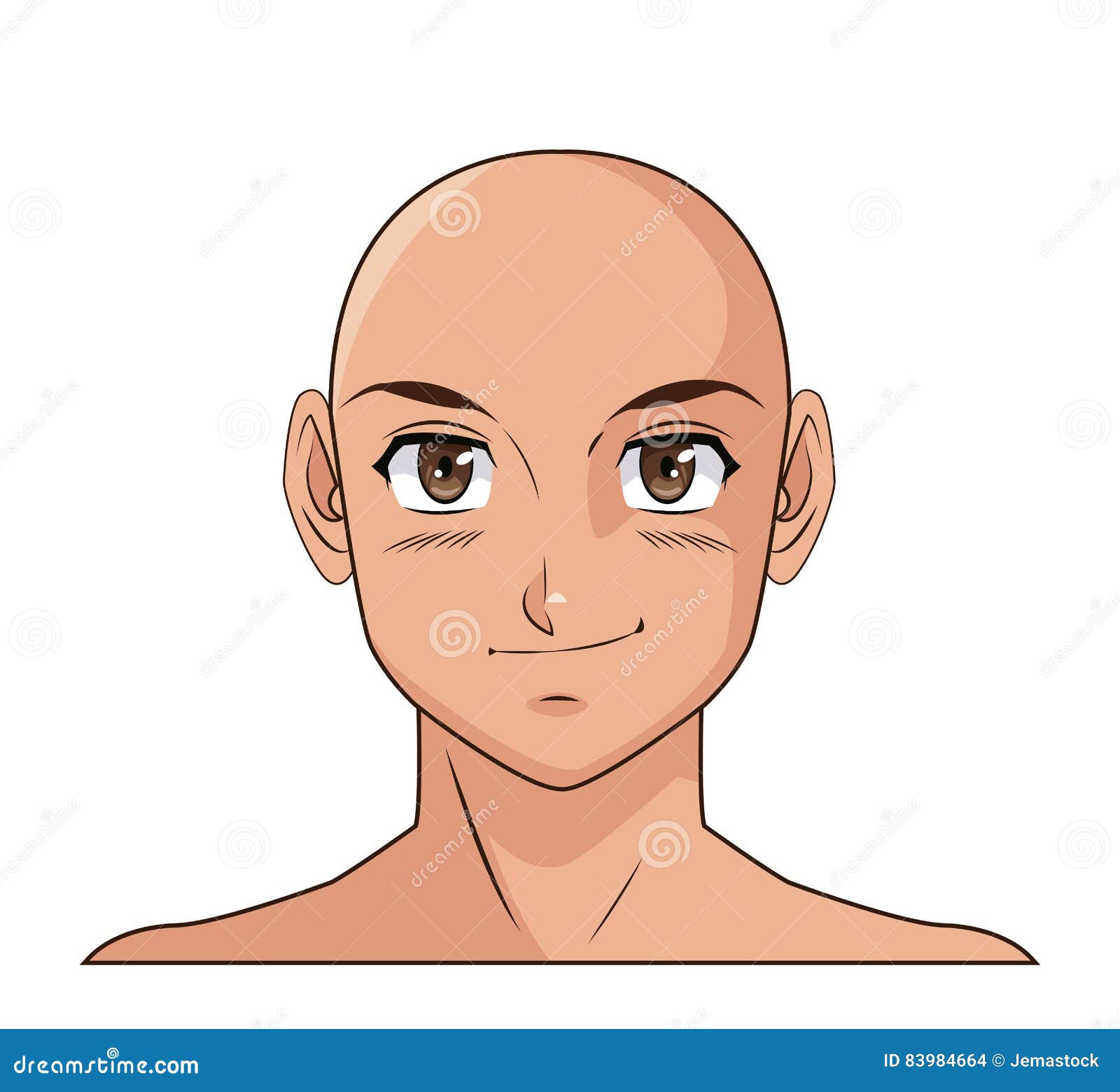 Cabeça masculina de anime - Anime - Menina foto perfil