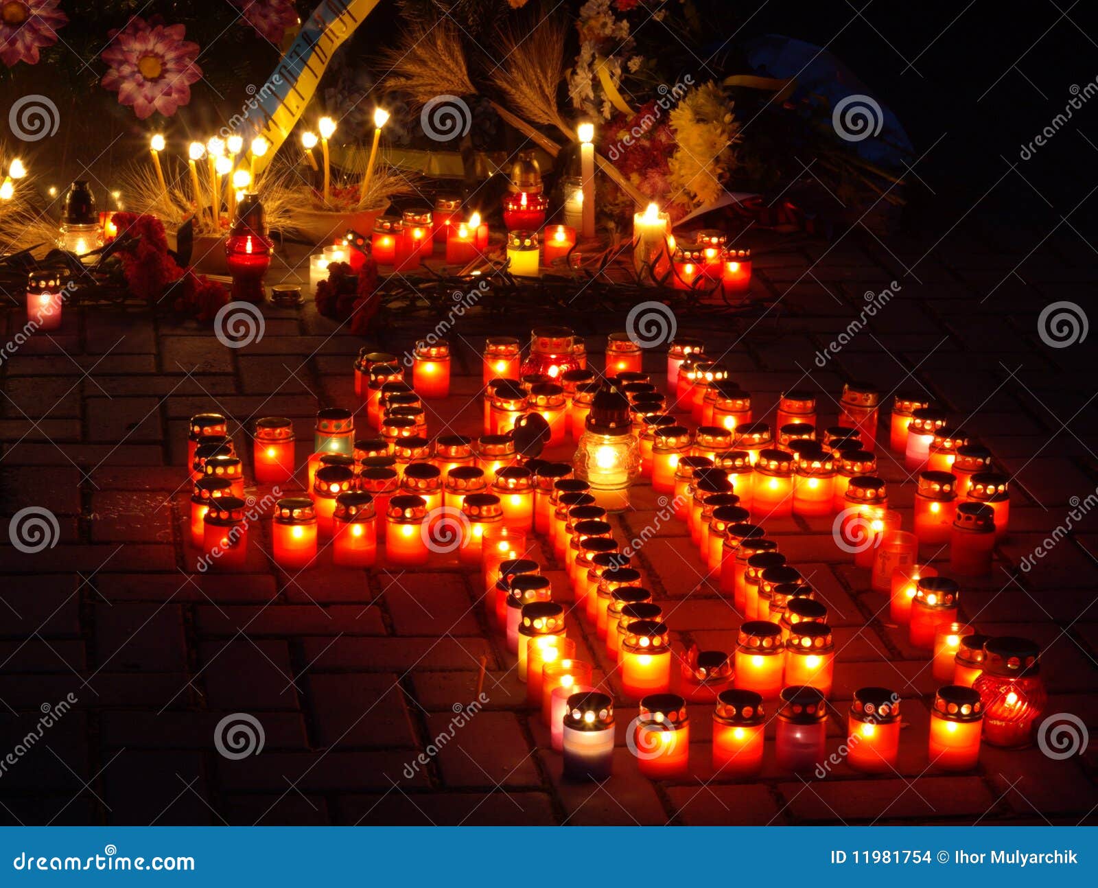 Sorrowfulcandles editorial stock image. Image of candle 11981754