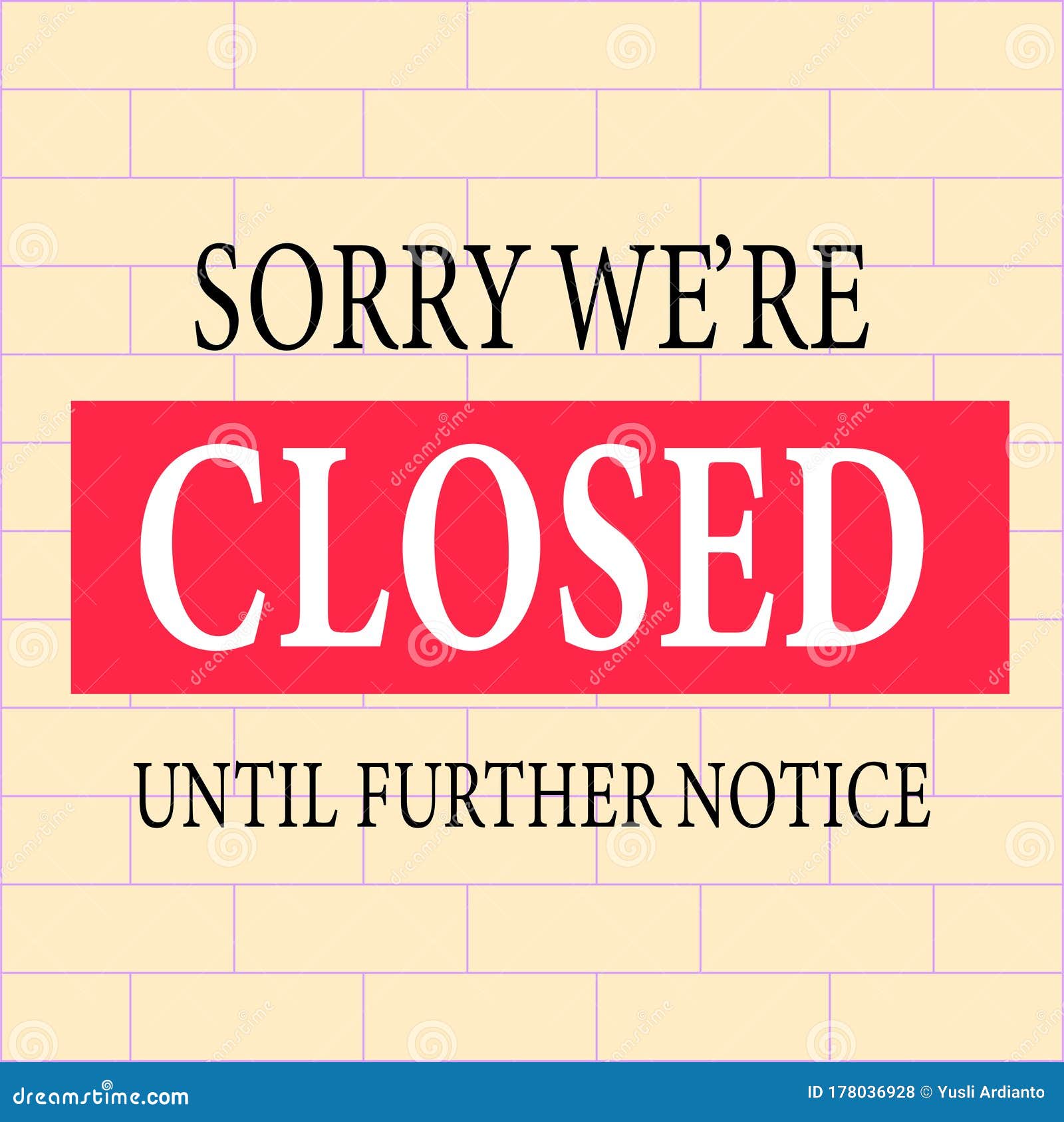 Sorry we are closed. Closed until