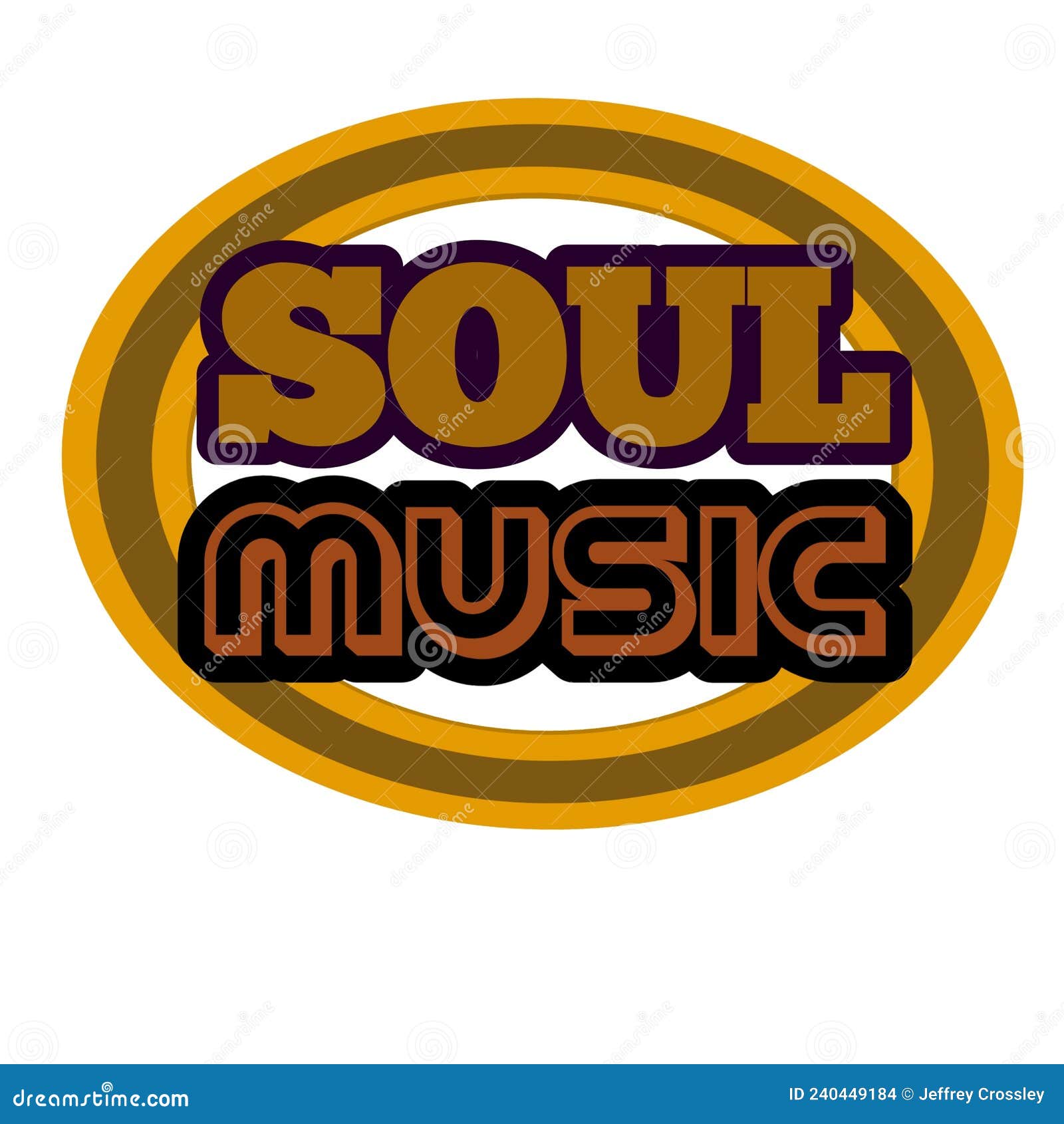 Soul music Royalty Free Vector Image - VectorStock