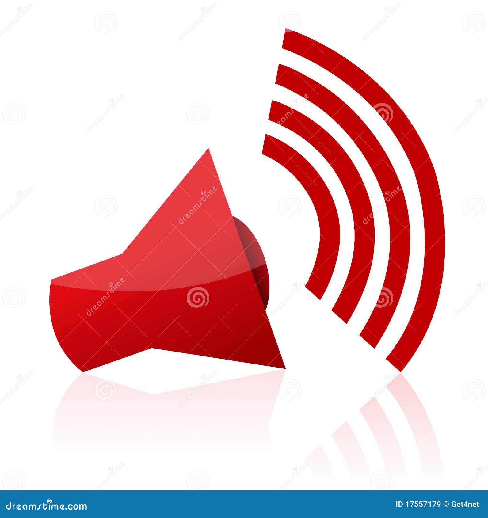 Sound icon stock vector. Illustration of call, color - 17557179