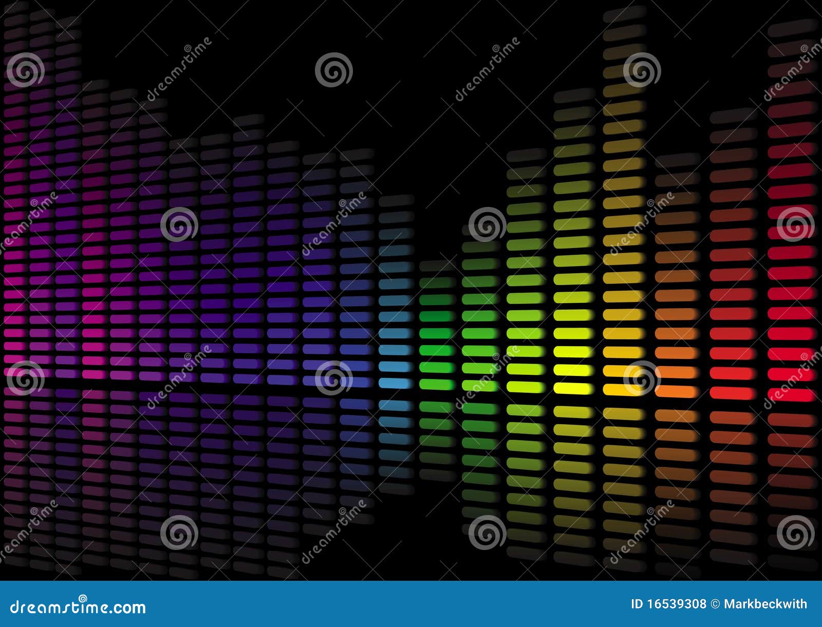 Sound level abstract 3D stock vector. Illustration of meter - 16539308