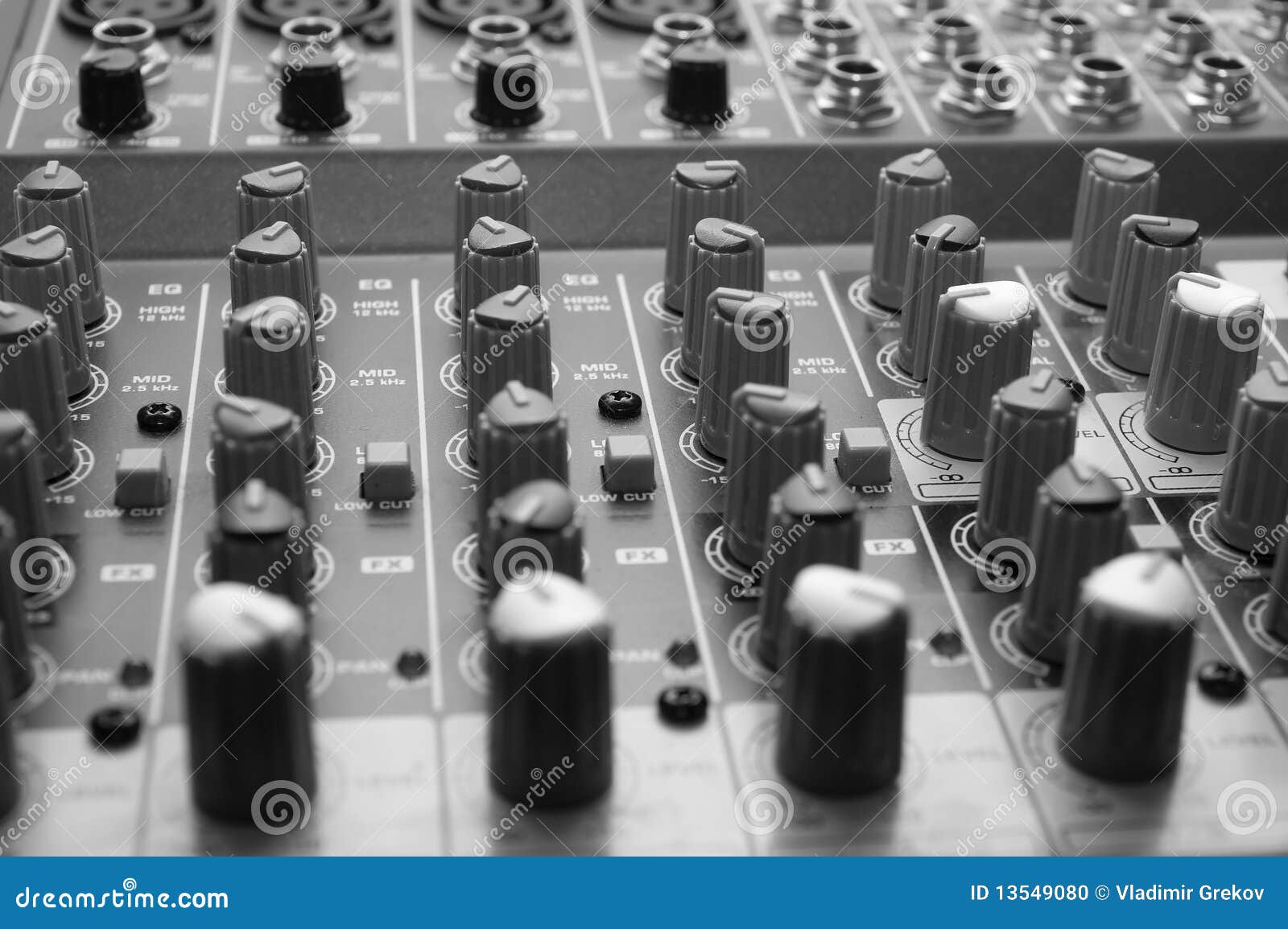 Sound mixer stock photo. Image of sound, bass, black 13549080