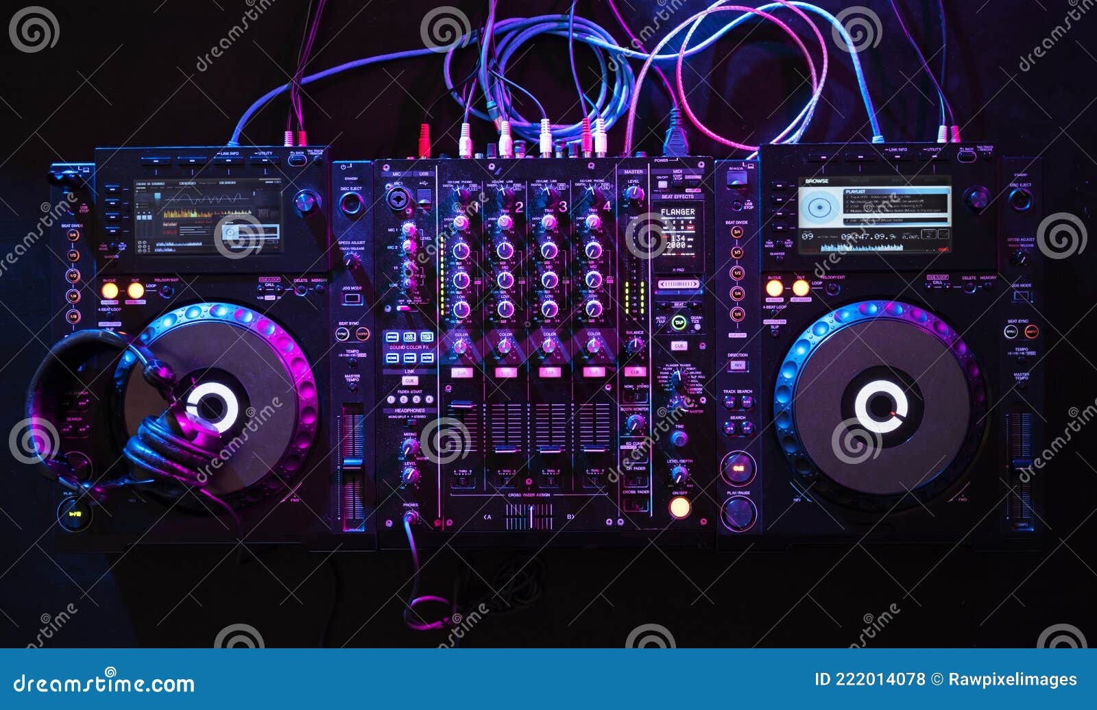 Sound mixer equipment stock photo. Image of mixer, stereo 222014078