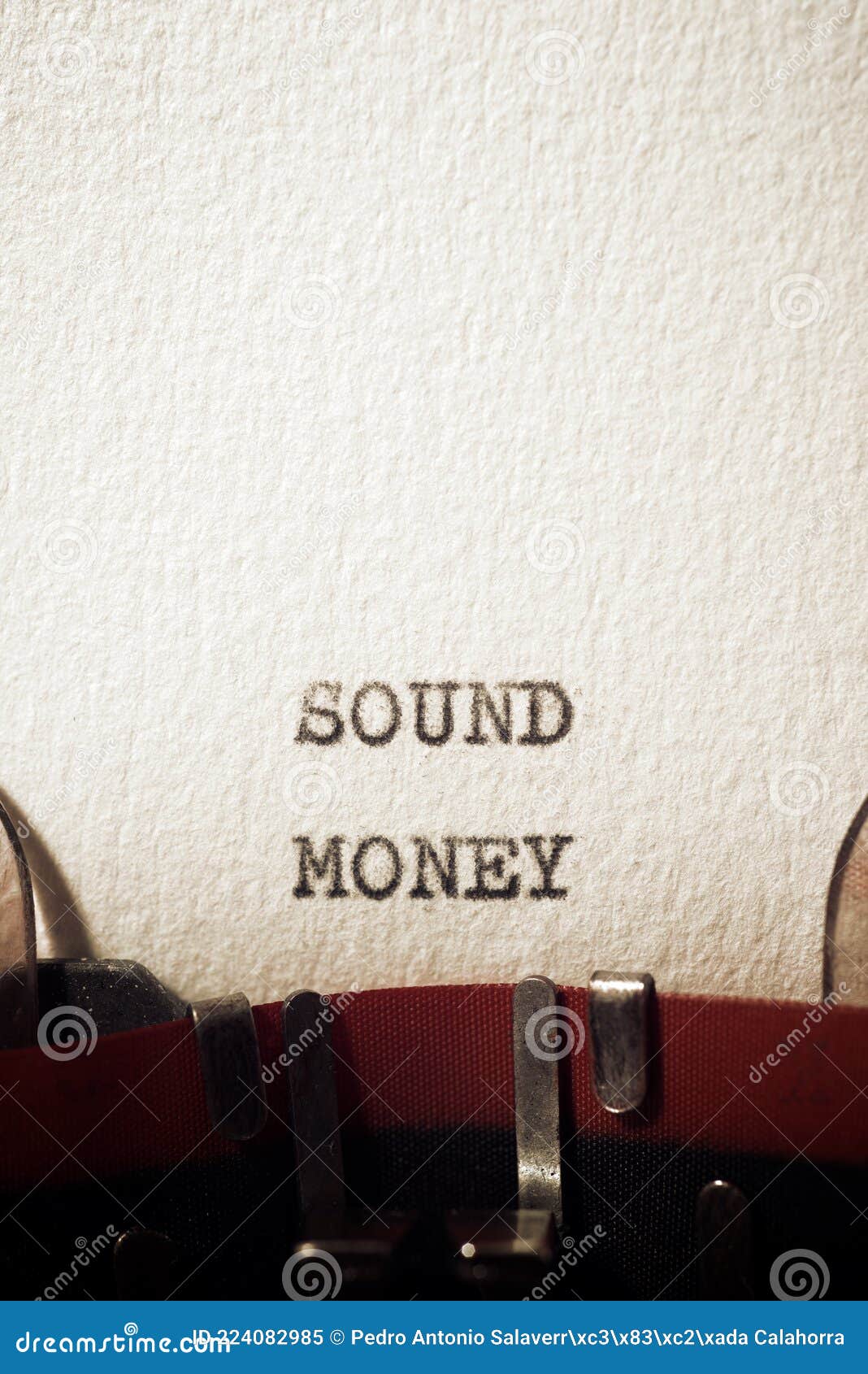 Sound money concept stock image. Image of riches, corporative 224082985