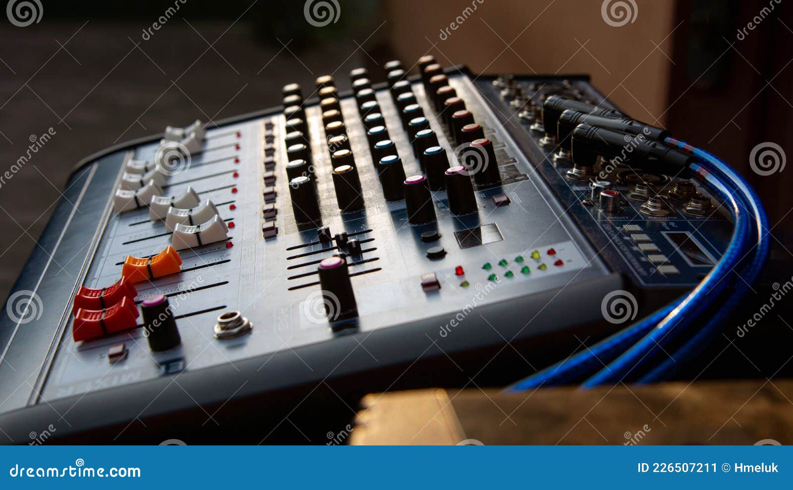 Sound Music Mixing Equipment Stock Image Image of black, buttons