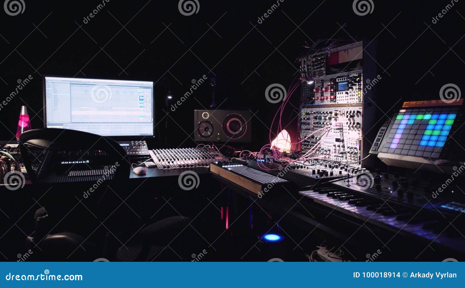 Sound Production Music Studio Stock Footage Video Of Equipment