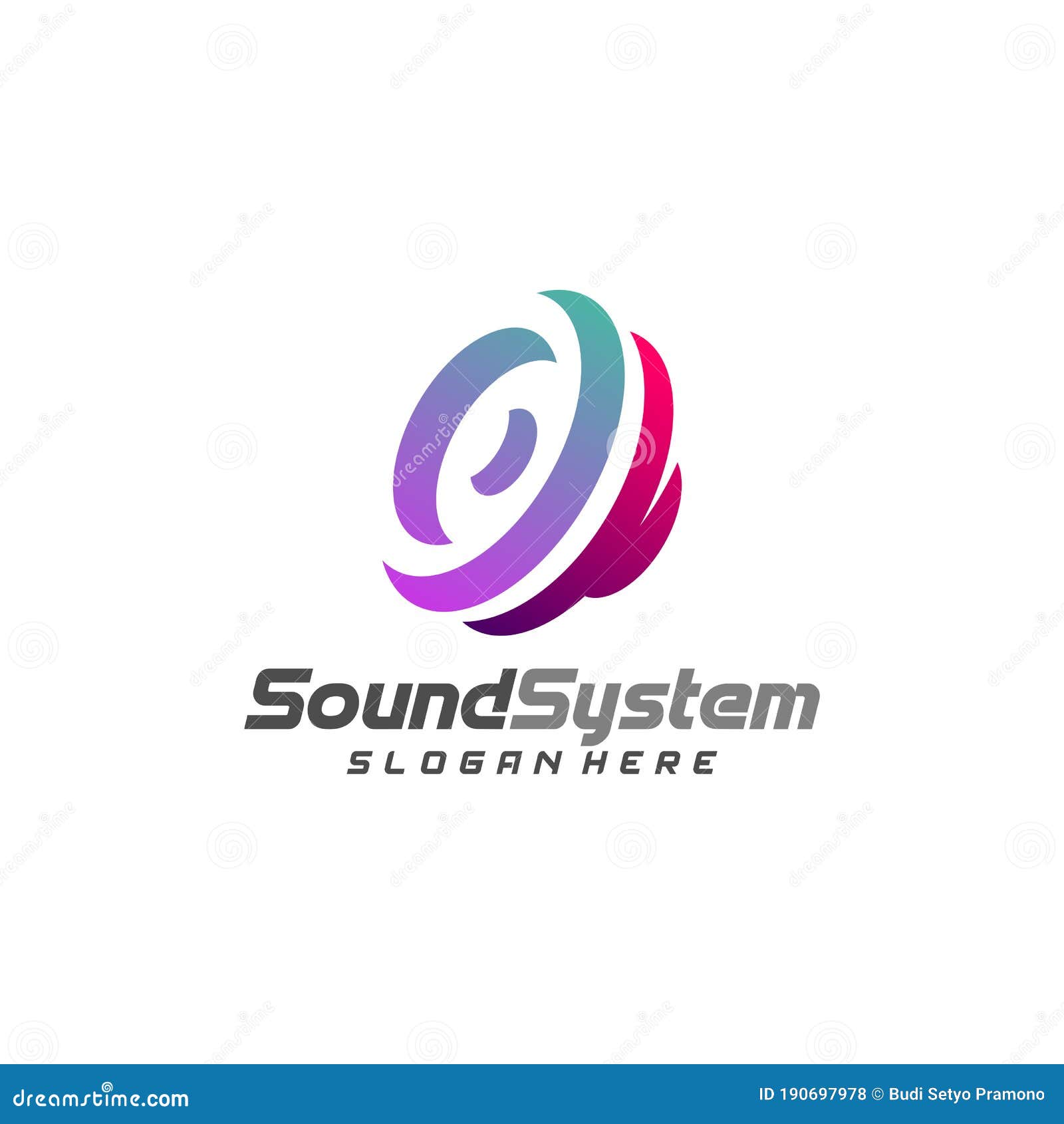 Sound System Logo Design Vector, Sound Logo Template, Concept Design