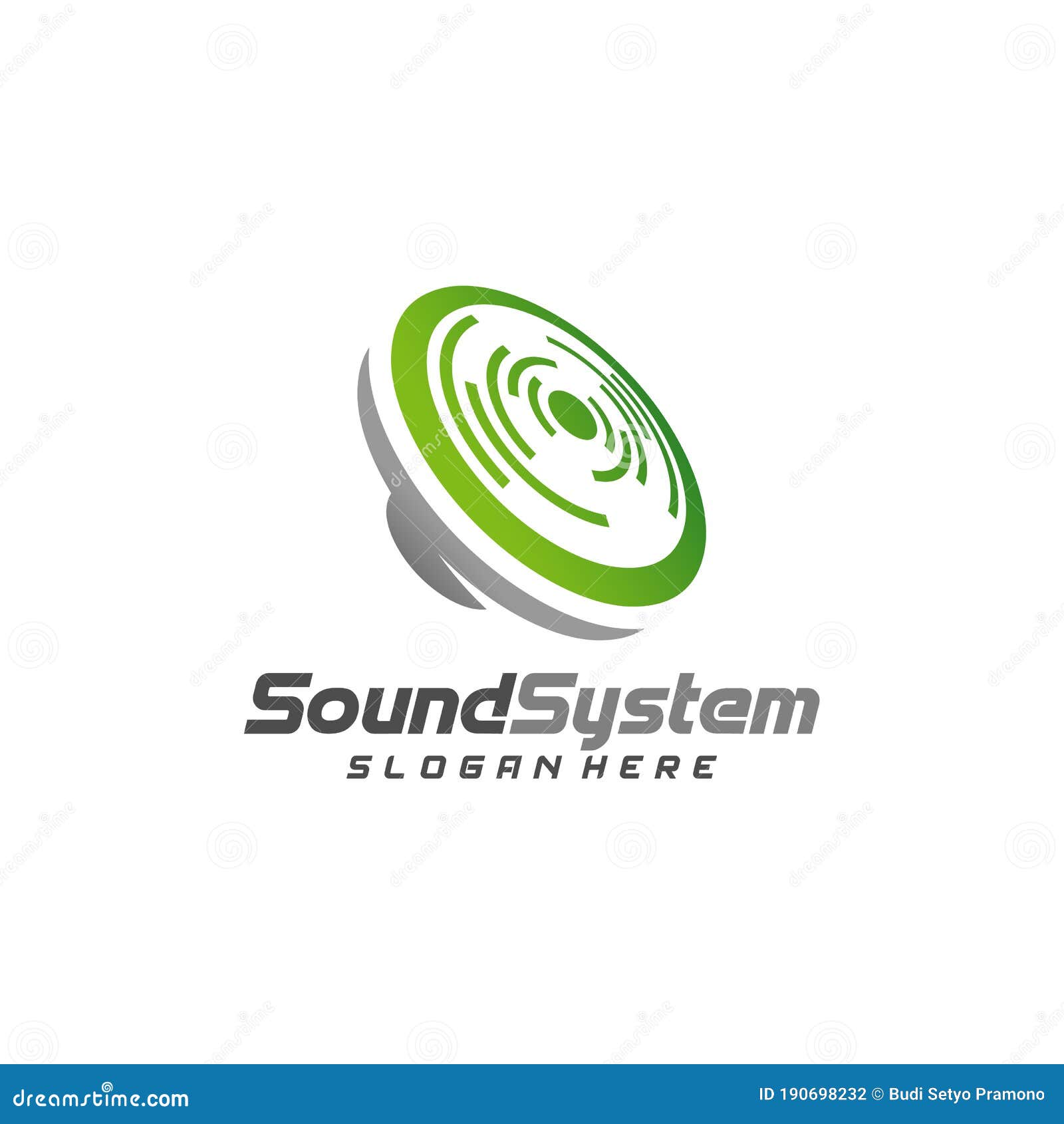 Sound System Logo Design Vector, Sound Logo Template, Concept Design