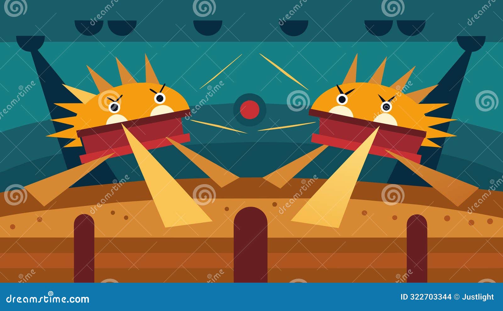 the sound of their slapping together echoes around the arena reverberating off the wooden beams and sending chills down