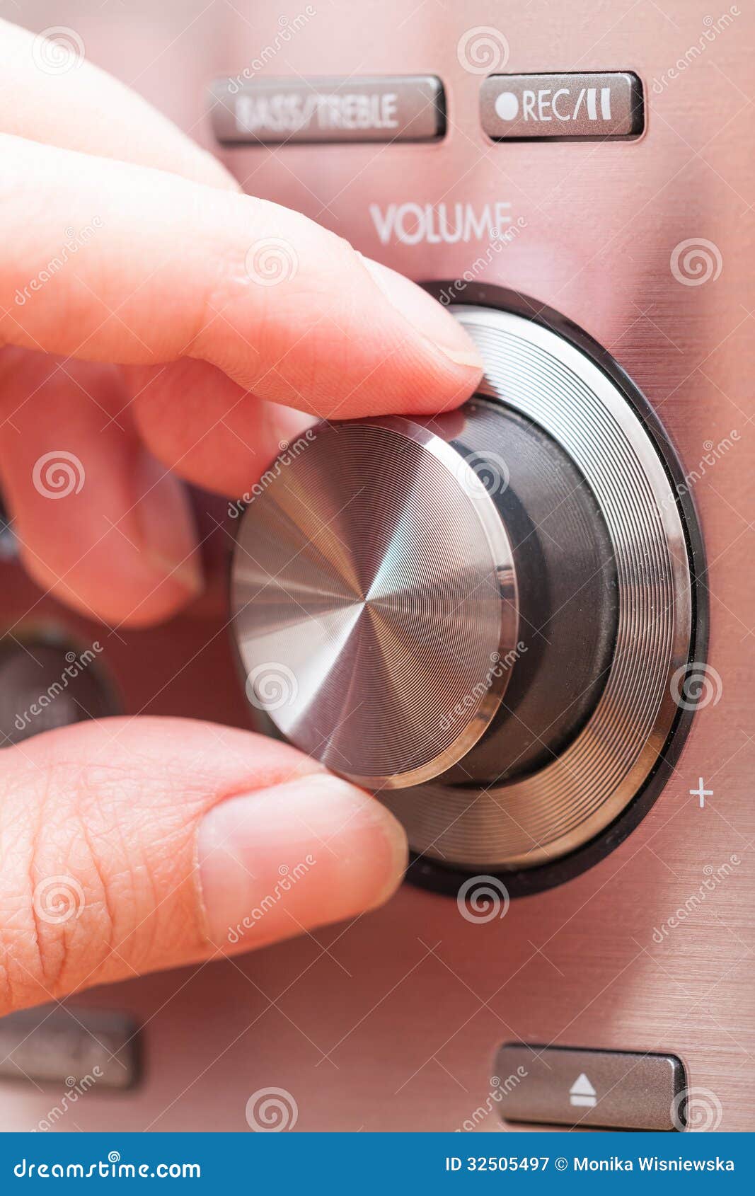 Sound volume control knob stock image. Image of icon 32505497