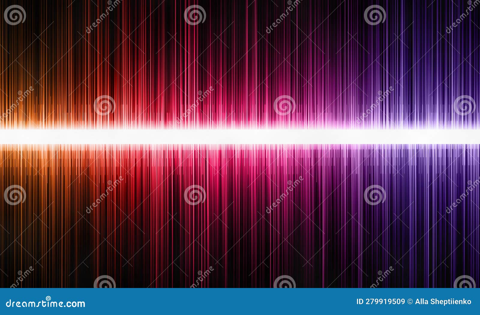 blue and red digital sound wave background