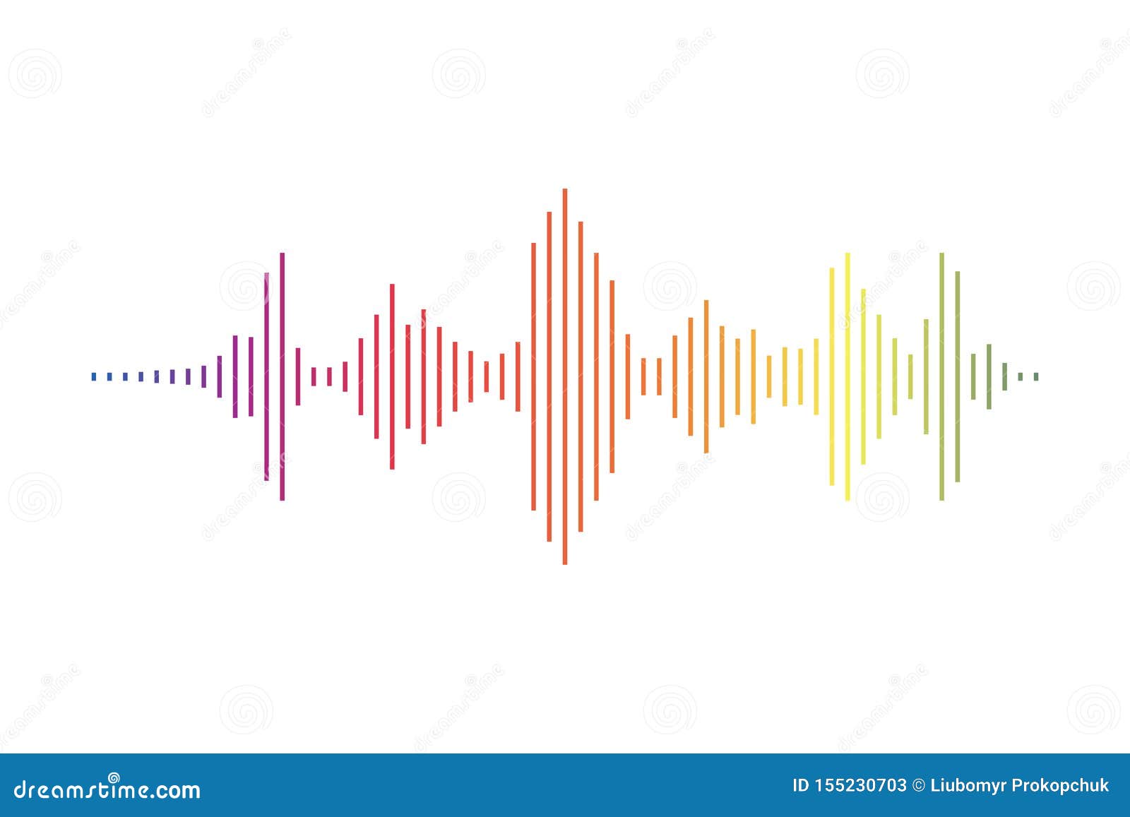 Sound waves vector stock illustration. Illustration of party - 155230703