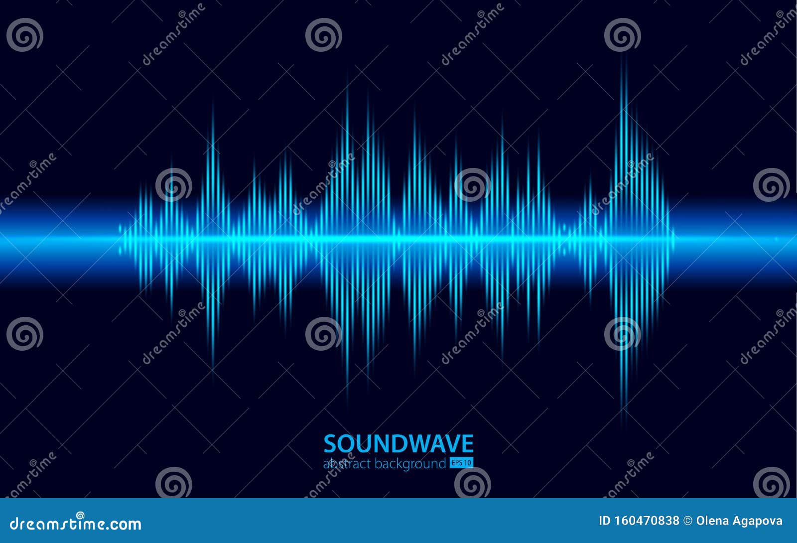 Soundwave Vector Abstract Background Music Radio Wave Sign Of Audio Digital Record Vibration Pulse And Music Stock Vector Illustration Of Abstract Modern 160470838