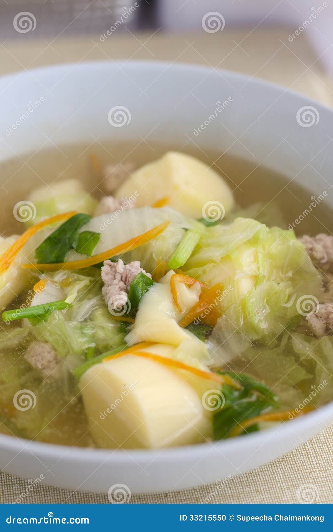 Soup eggs. stock photo. Image of dinner, bowl, delicious 33215550