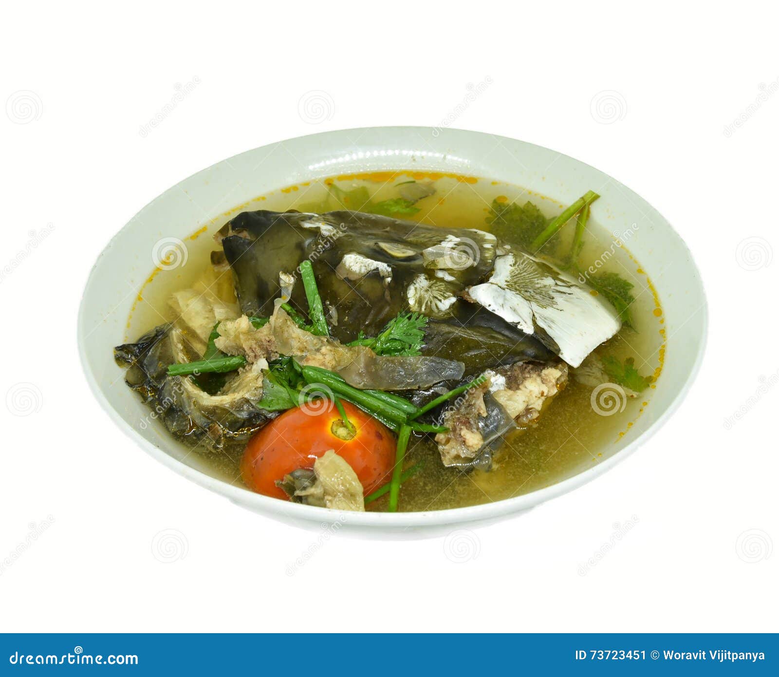Soup fish head stock image. Image of lemon, healthy, freshness 73723451
