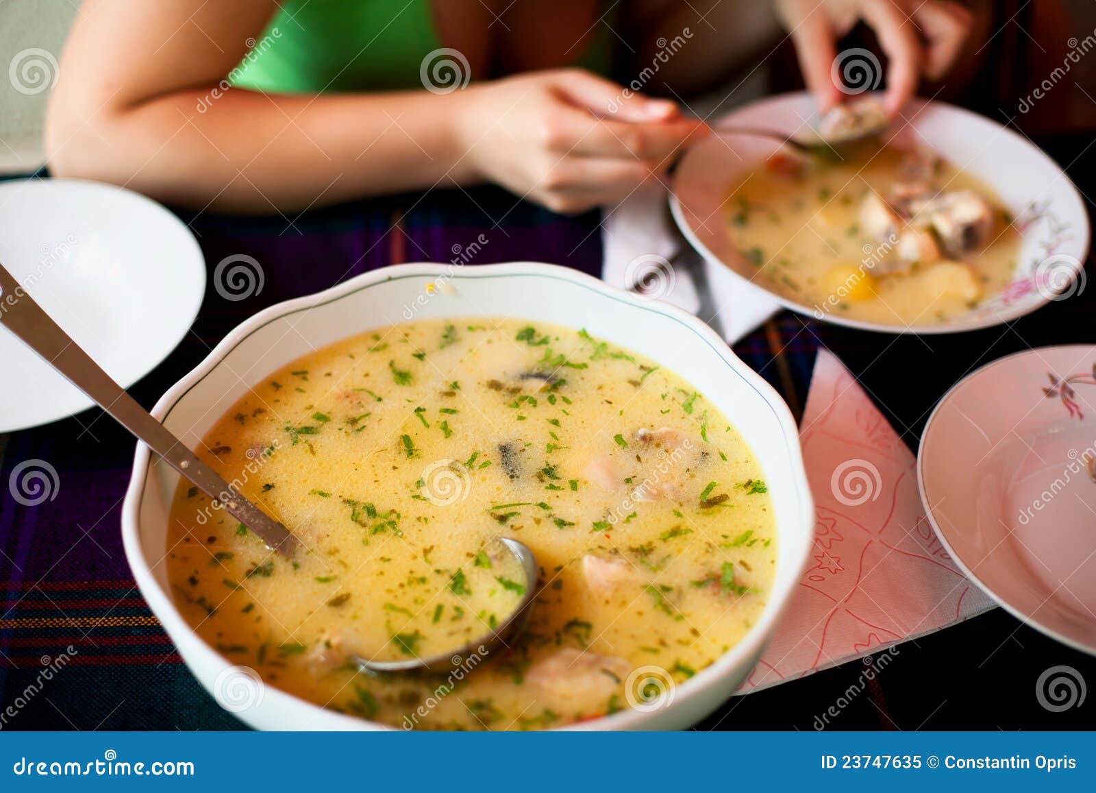 Soup for lunch stock image. Image of broth, natural, cooked - 23747635