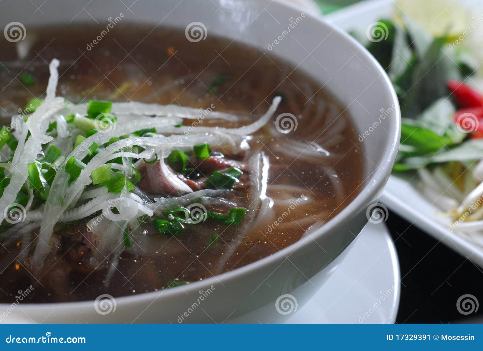 Soup Rice noodle stock image. Image of thailand, soup 17329391